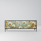 DREAMY MEADOW 3-Door TV Stand in Black Finish