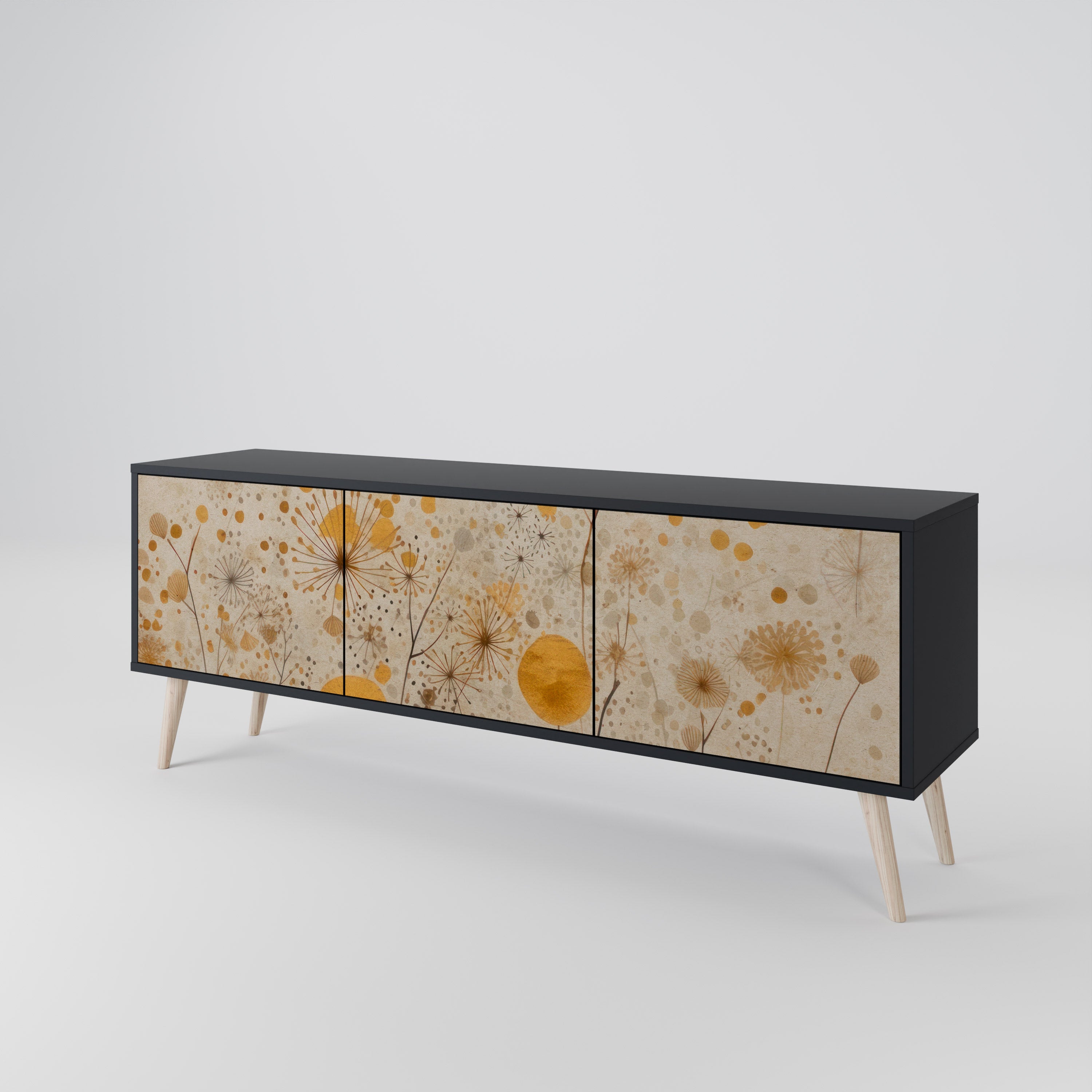 MORNING GLADE 3-Door TV Cabinet