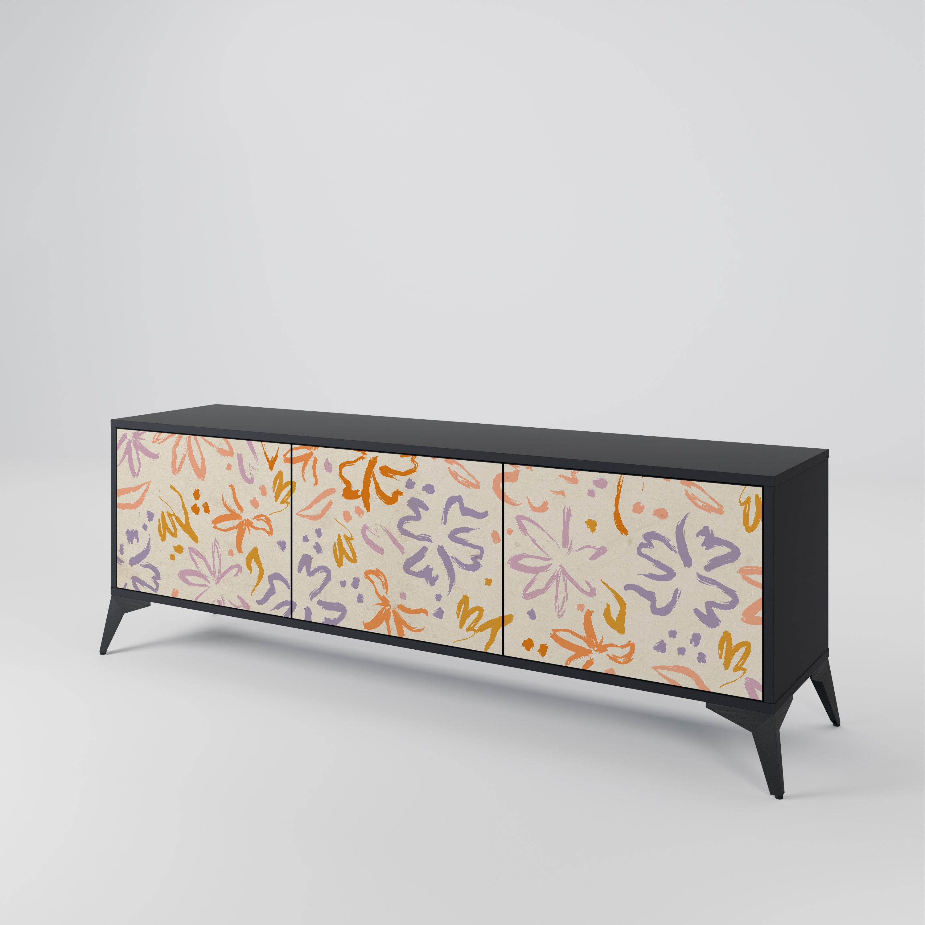SPRING WHIMSY 3-Door TV Cabinet