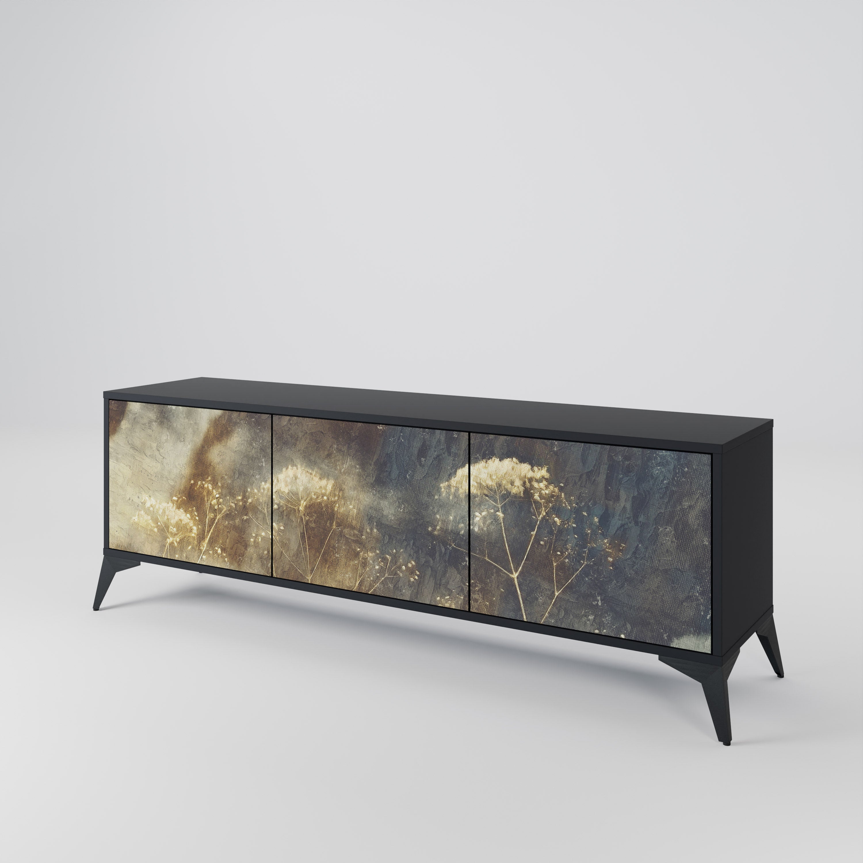 GENTLE POWER 3-Door TV Cabinet