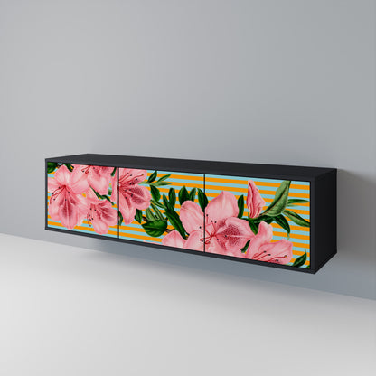 FRAGILE BEAUTY TV-bänk med 3 dörrar