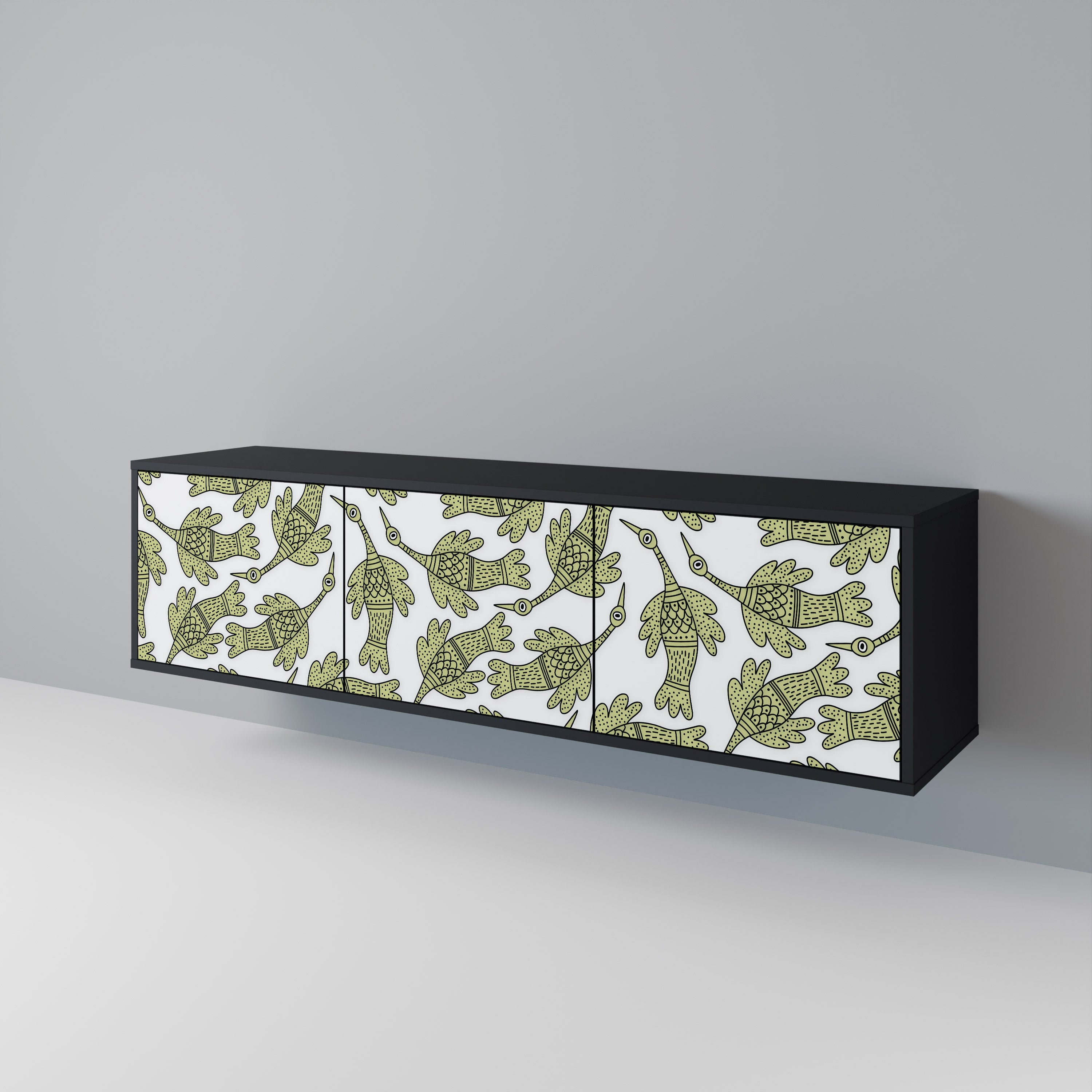 SEEDLING SONGBIRD 3-Door TV Cabinet