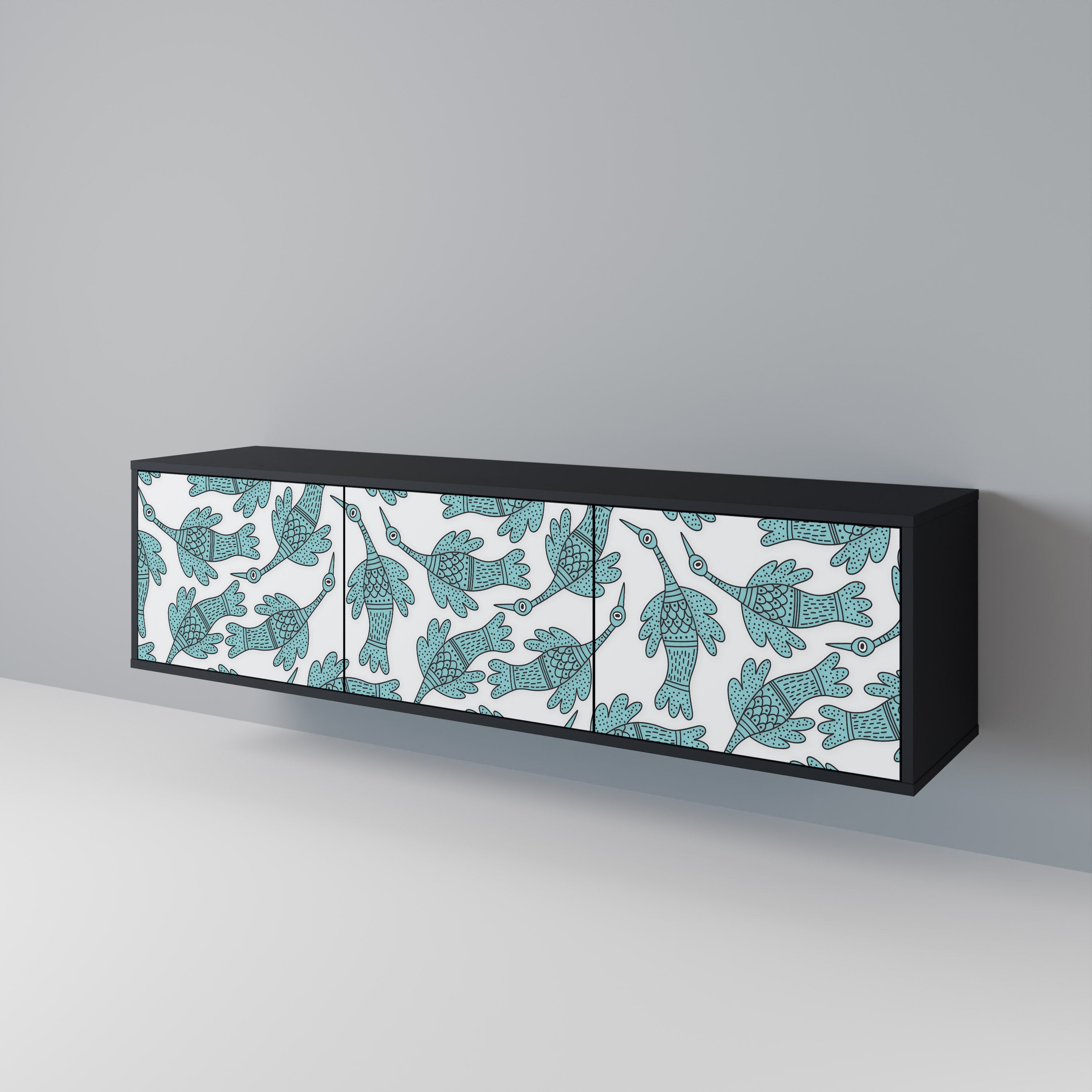 WATERSPOUT SONGIBIRD 3-Door TV Cabinet