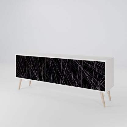 SHIMMER SPIDERGRAM TV-bänk med 3 dörrar
