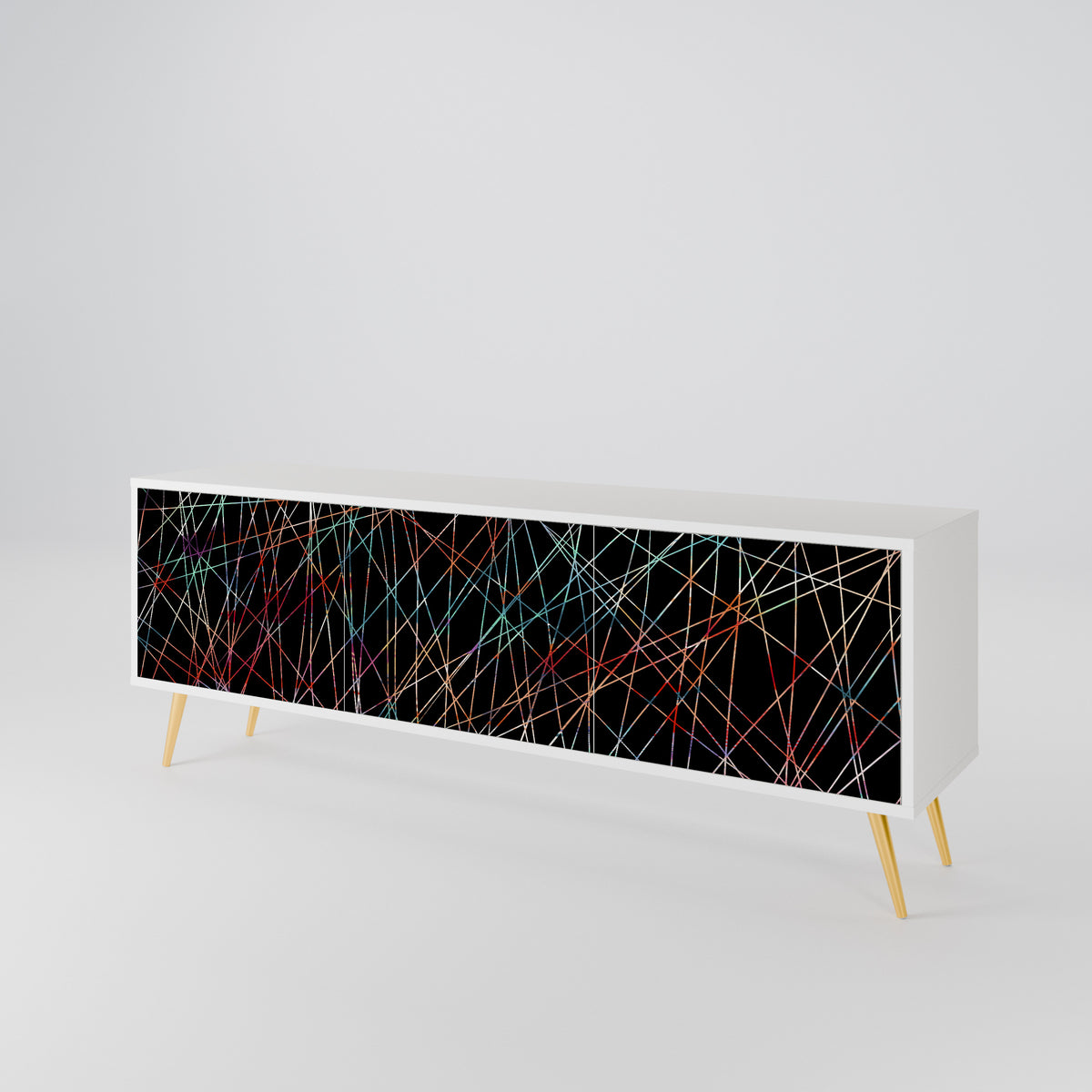LUMINOUS SNARE TV-bänk med 3 dörrar
