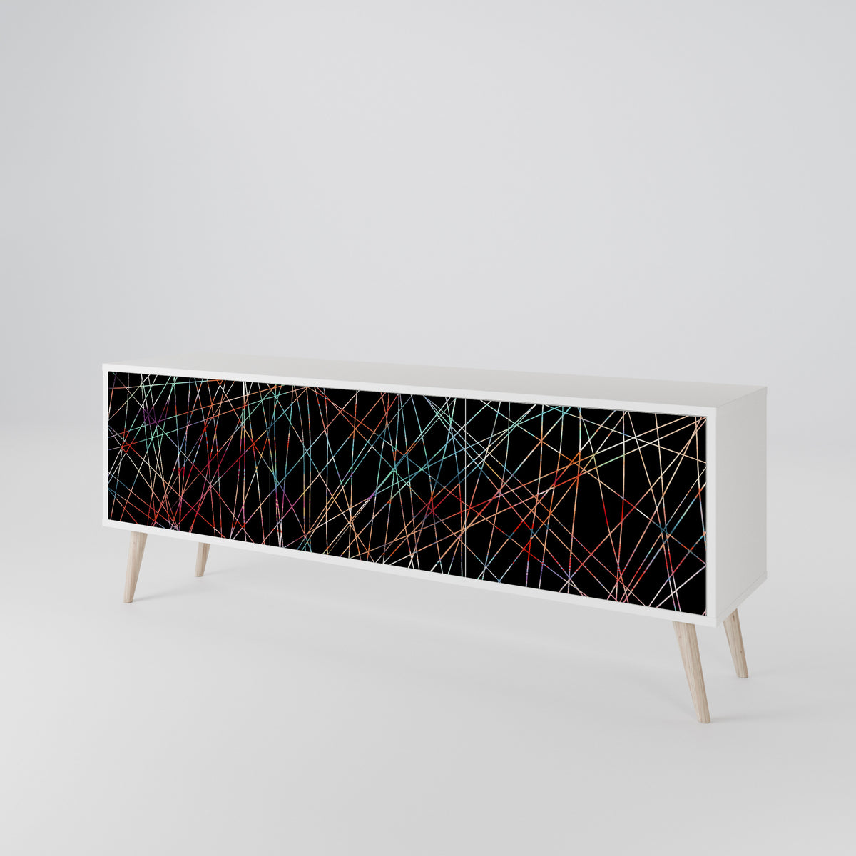 LUMINOUS SNARE TV-bänk med 3 dörrar