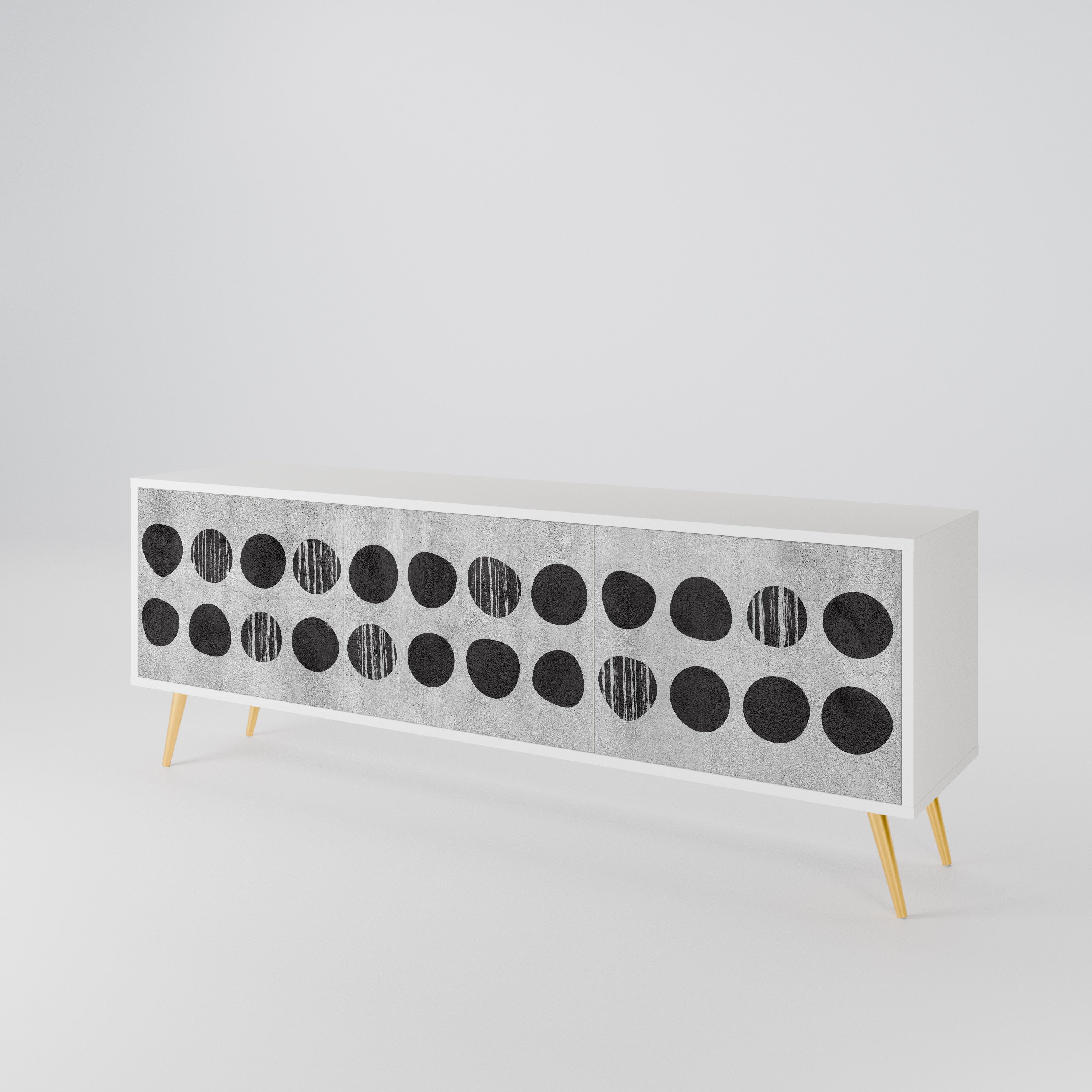 GHOSTLY GRADIENTS 3-Door TV Cabinet