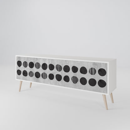 GHOSTLY GRADIENTS TV-bänk med 3 dörrar