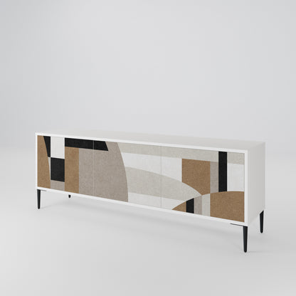DELICATE MEMENTO TV-bänk med 3 dörrar