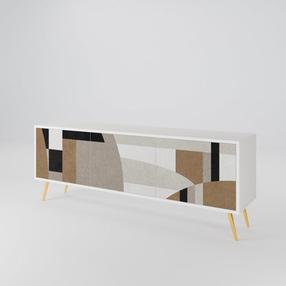 DELICATE MEMENTO TV-bänk med 3 dörrar