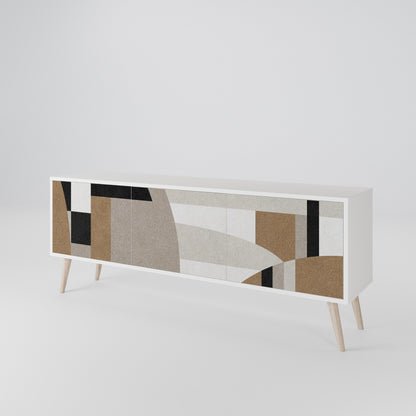 DELICATE MEMENTO TV-bänk med 3 dörrar