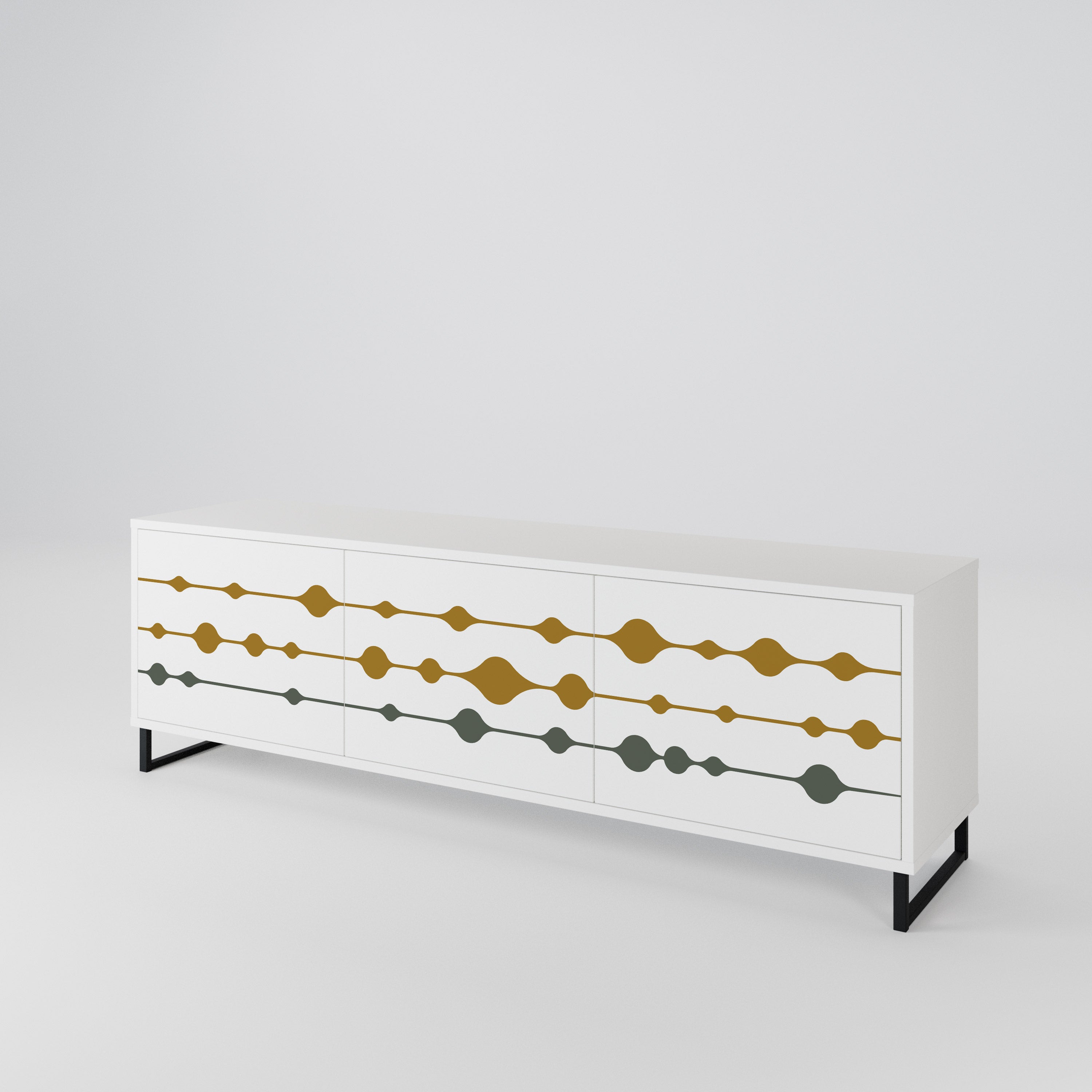 VIVID TONE 3-Door TV Cabinet