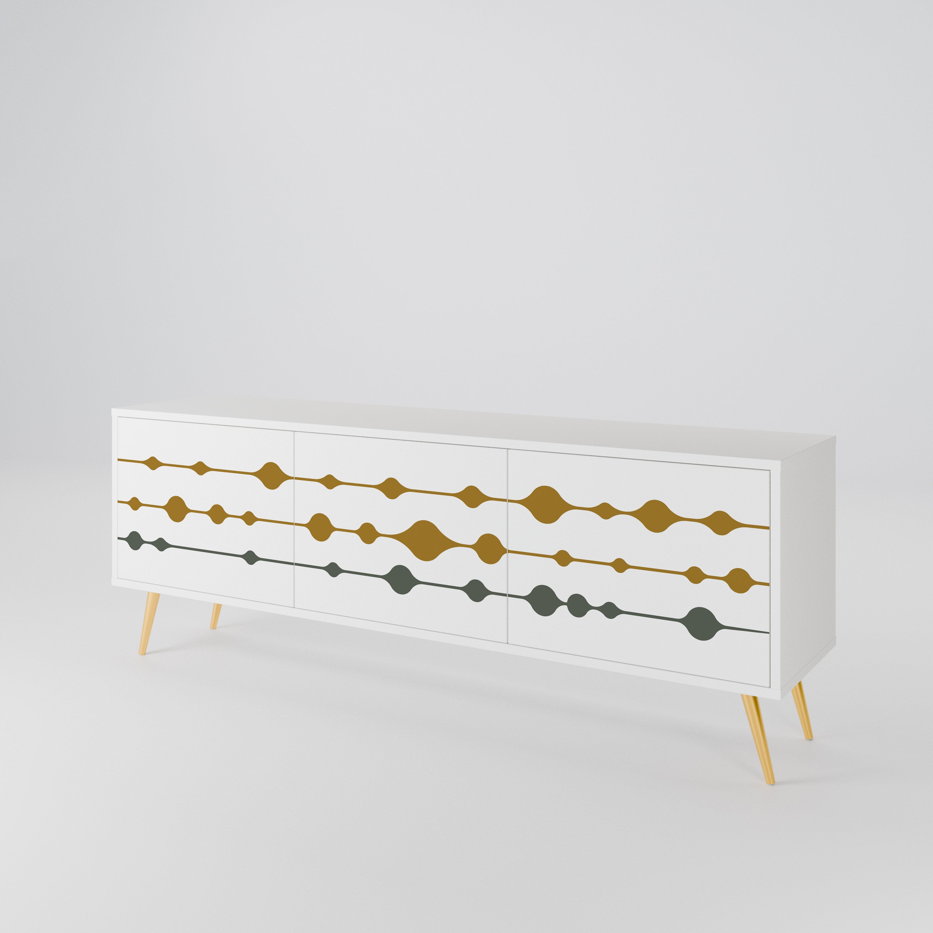 VIVID TONE 3-Door TV Cabinet