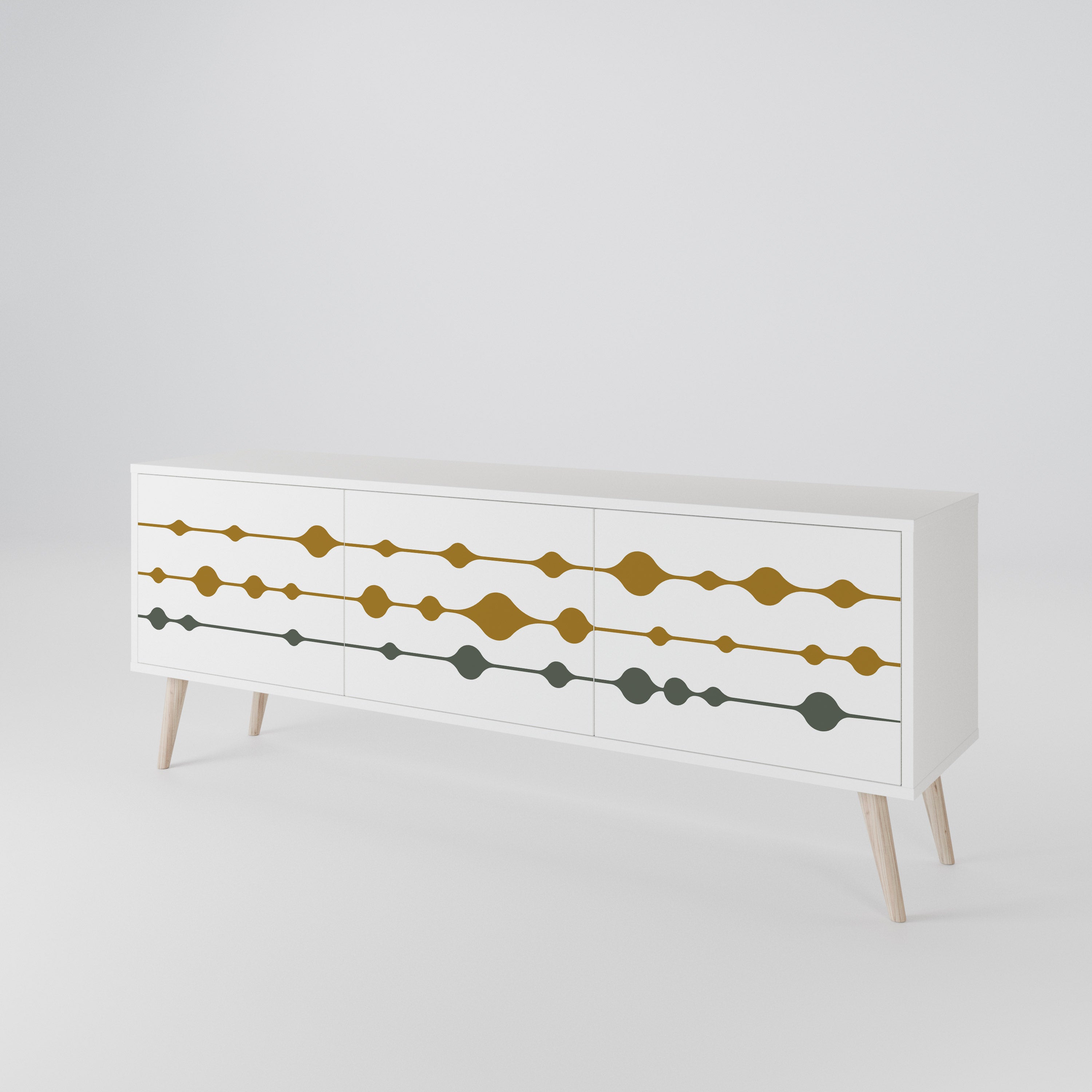 VIVID TONE 3-Door TV Cabinet