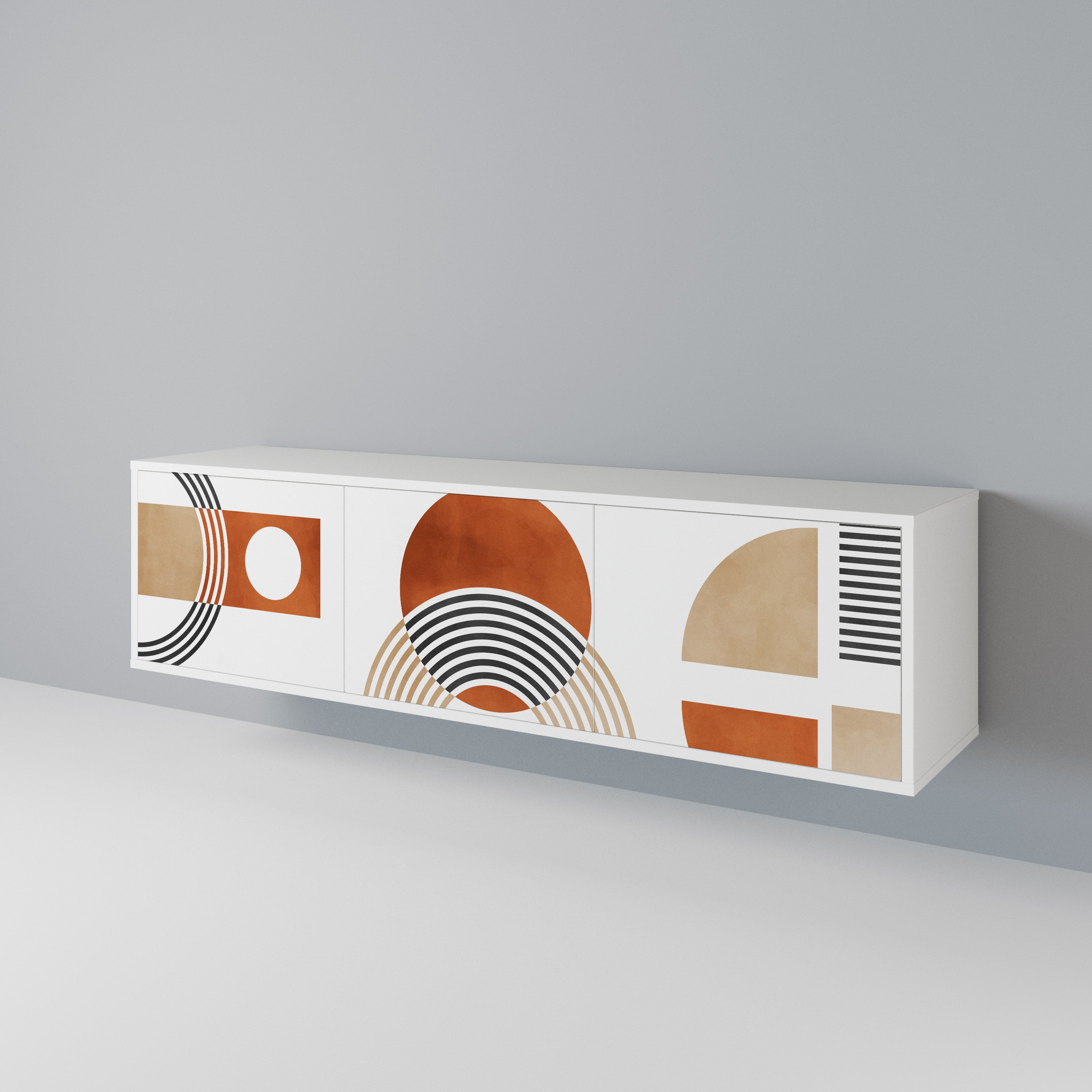 CIRCLE RHYTM 3-Door TV Cabinet