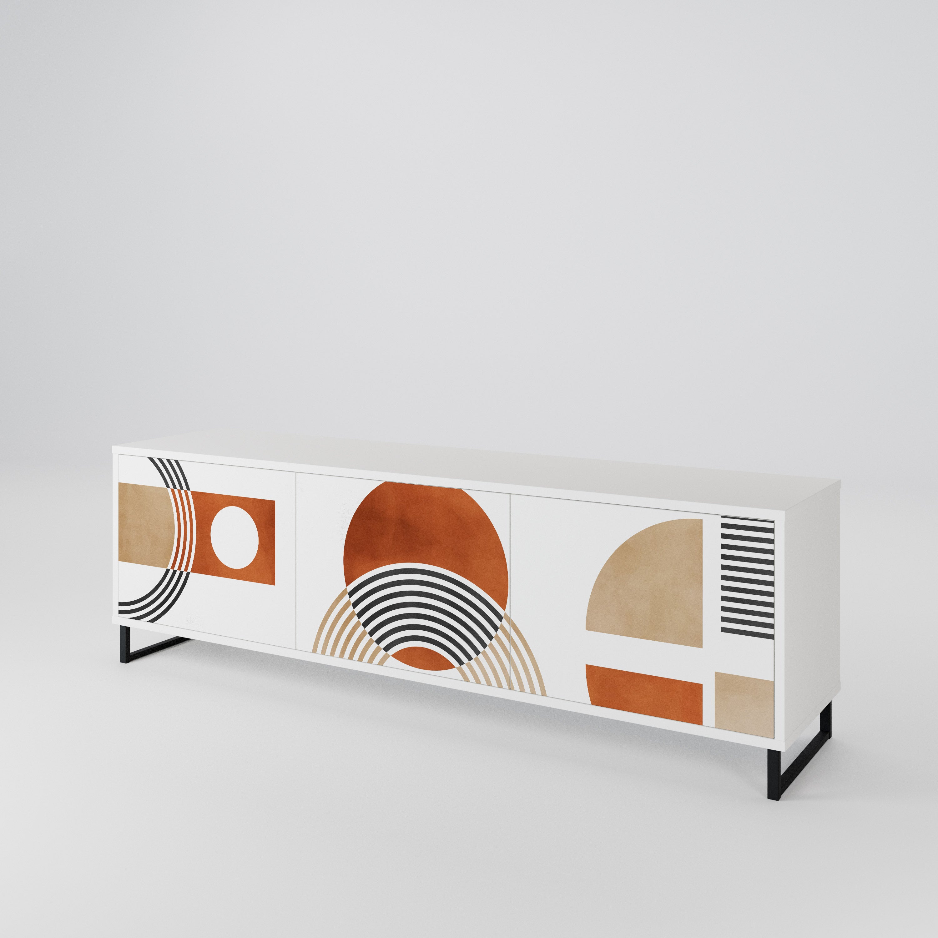 CIRCLE RHYTM 3-Door TV Cabinet
