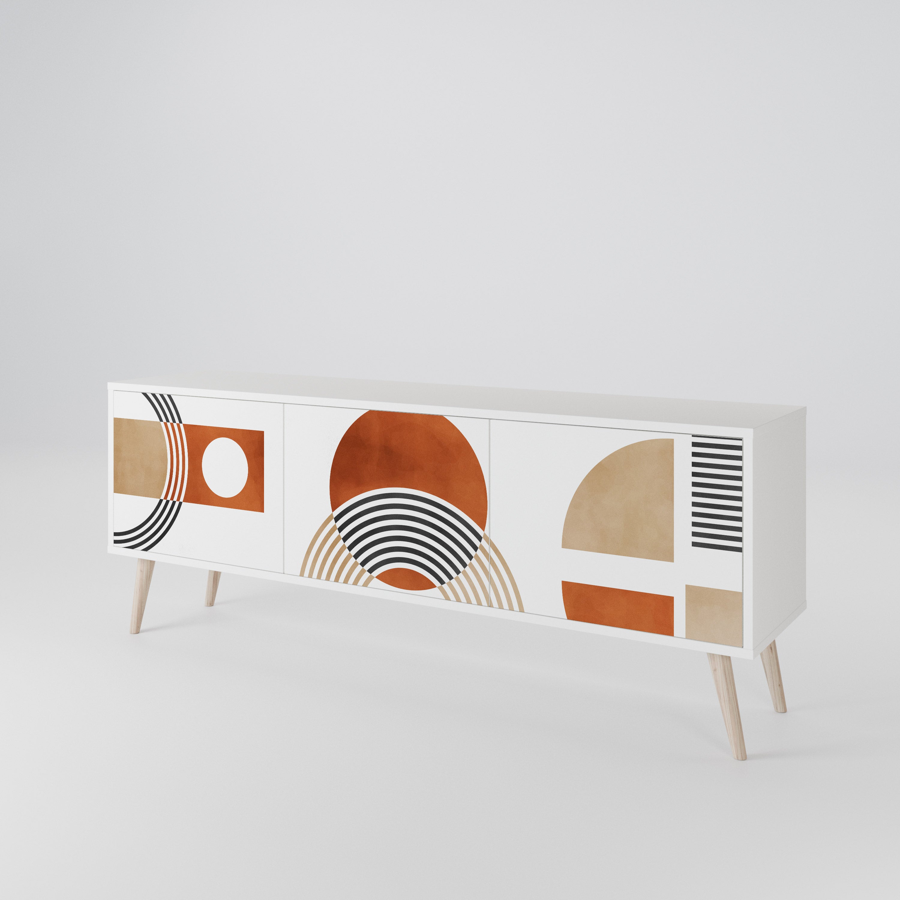CIRCLE RHYTM 3-Door TV Cabinet