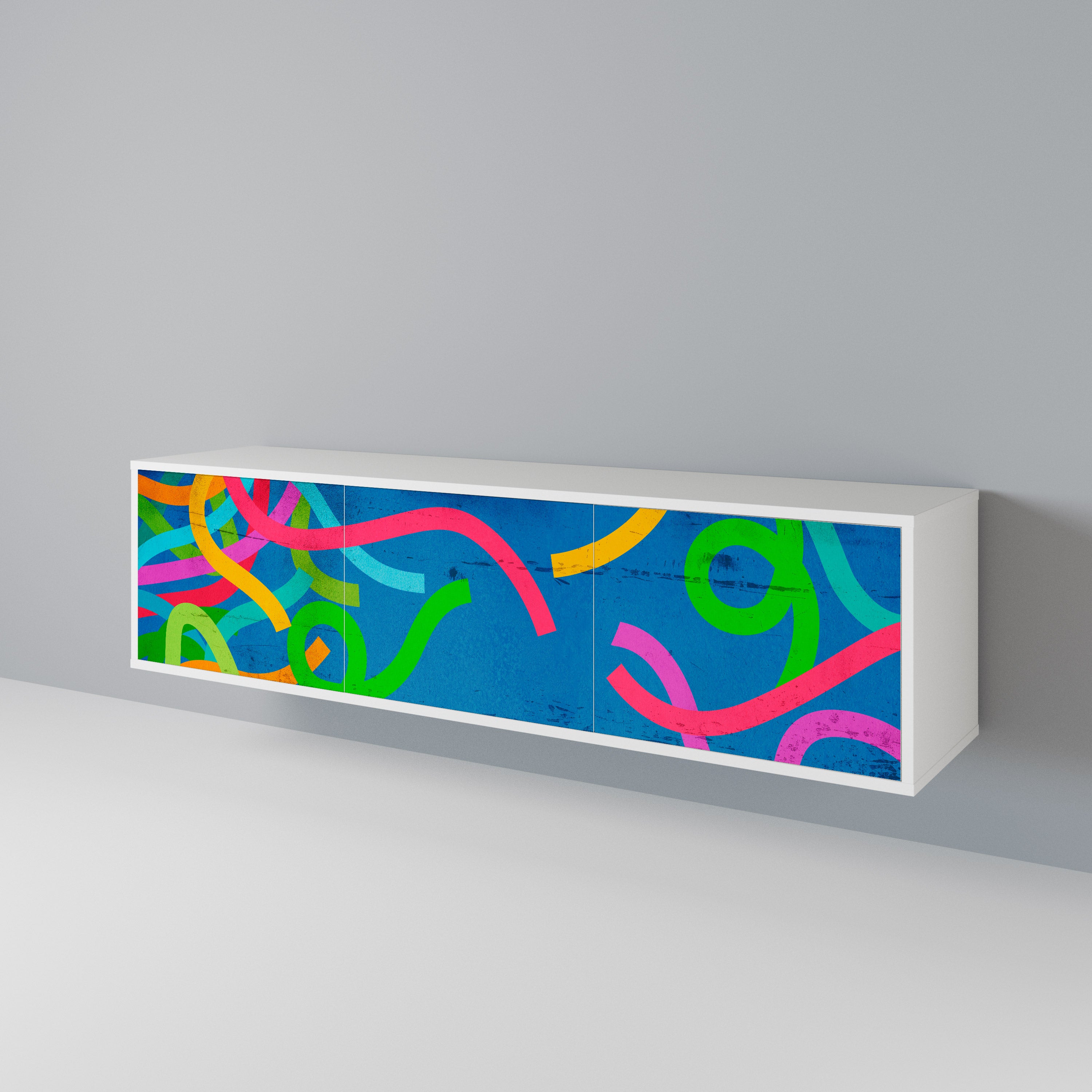 STREAMER TANGLE 3-Door TV Cabinet