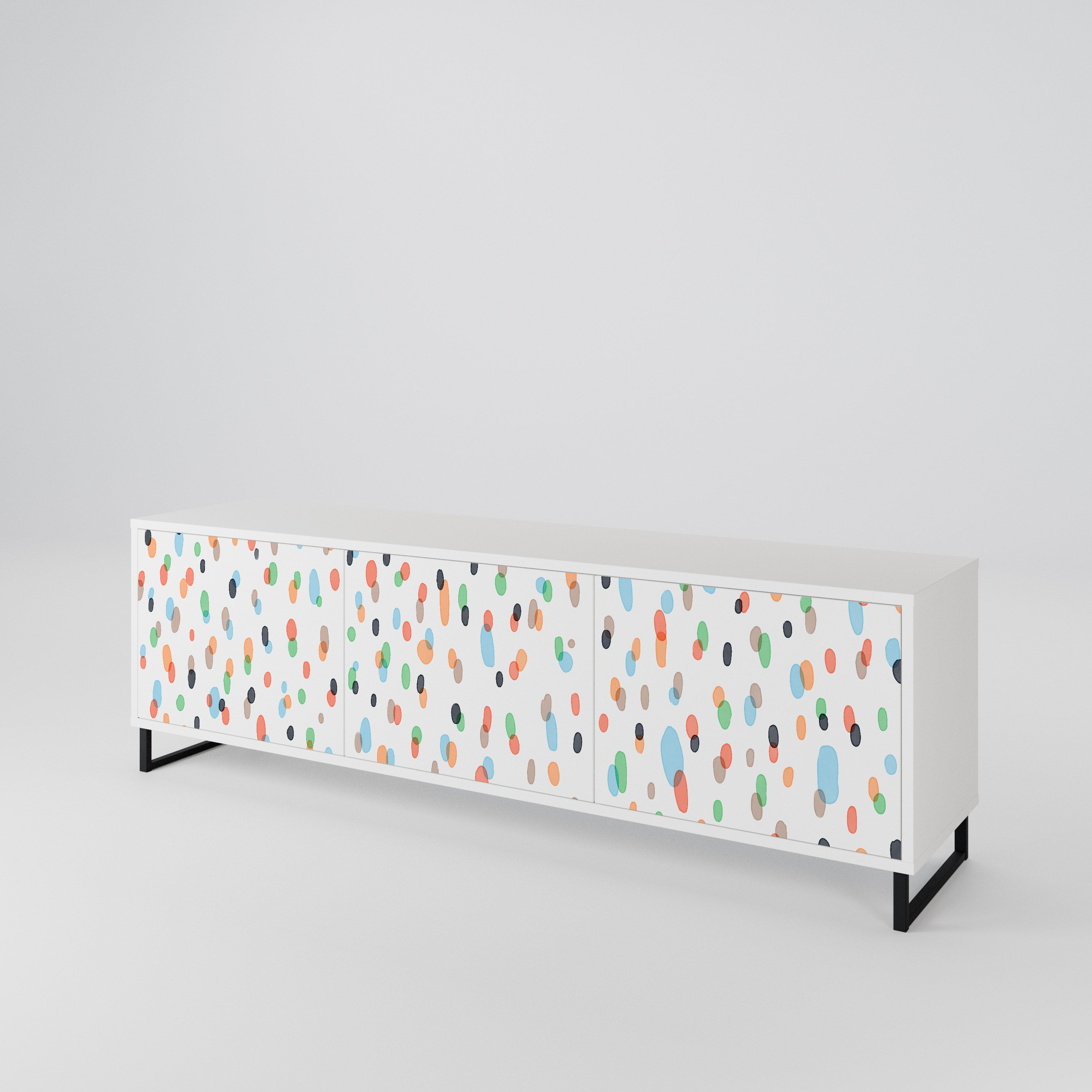 ENERGETIC SPOTS 3-Door TV Cabinet