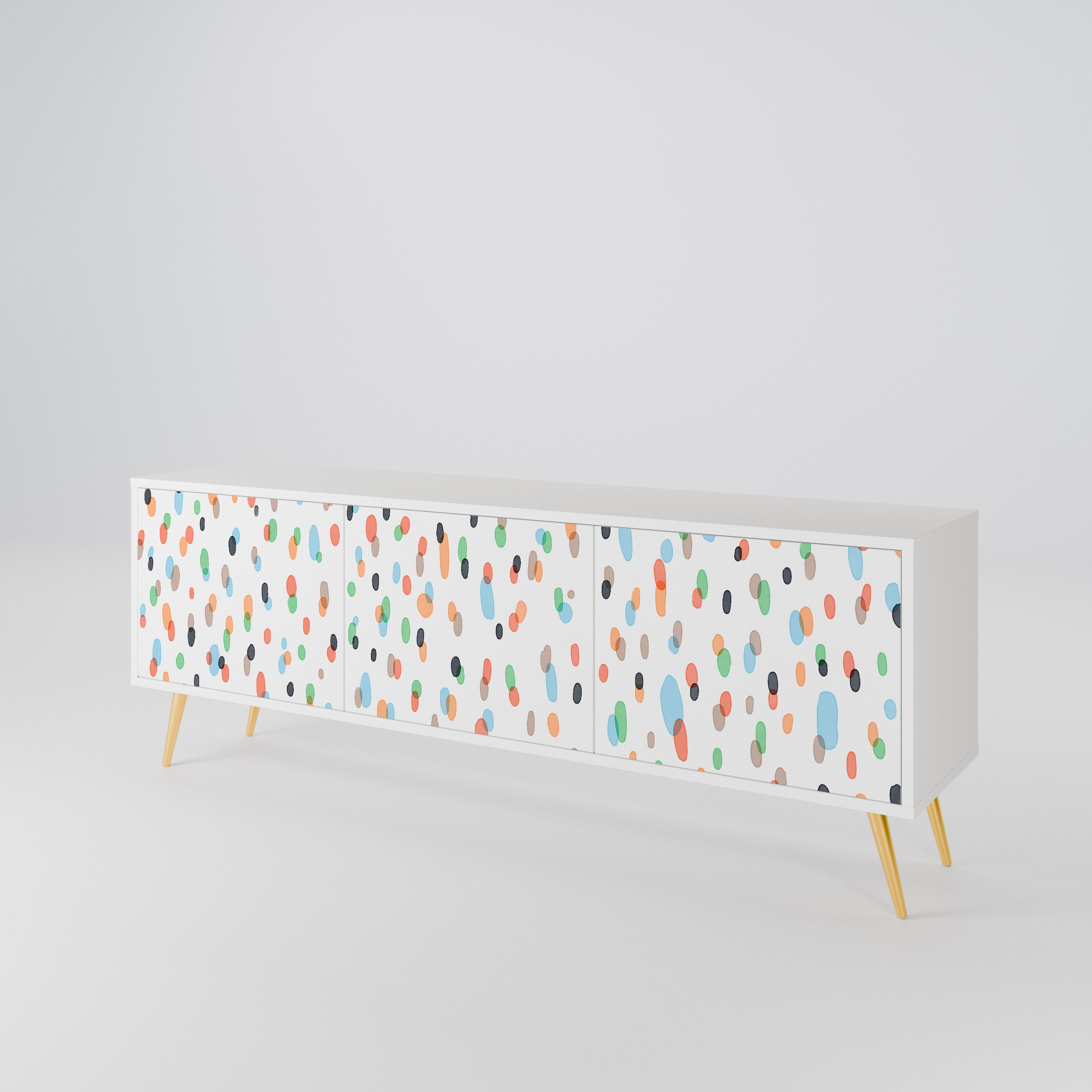 ENERGETIC SPOTS 3-Door TV Cabinet