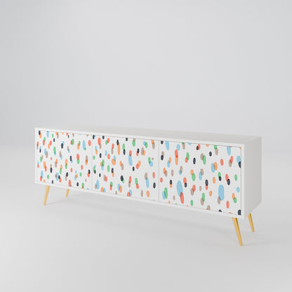 ENERGETIC SPOTS TV-bänk med 3 dörrar