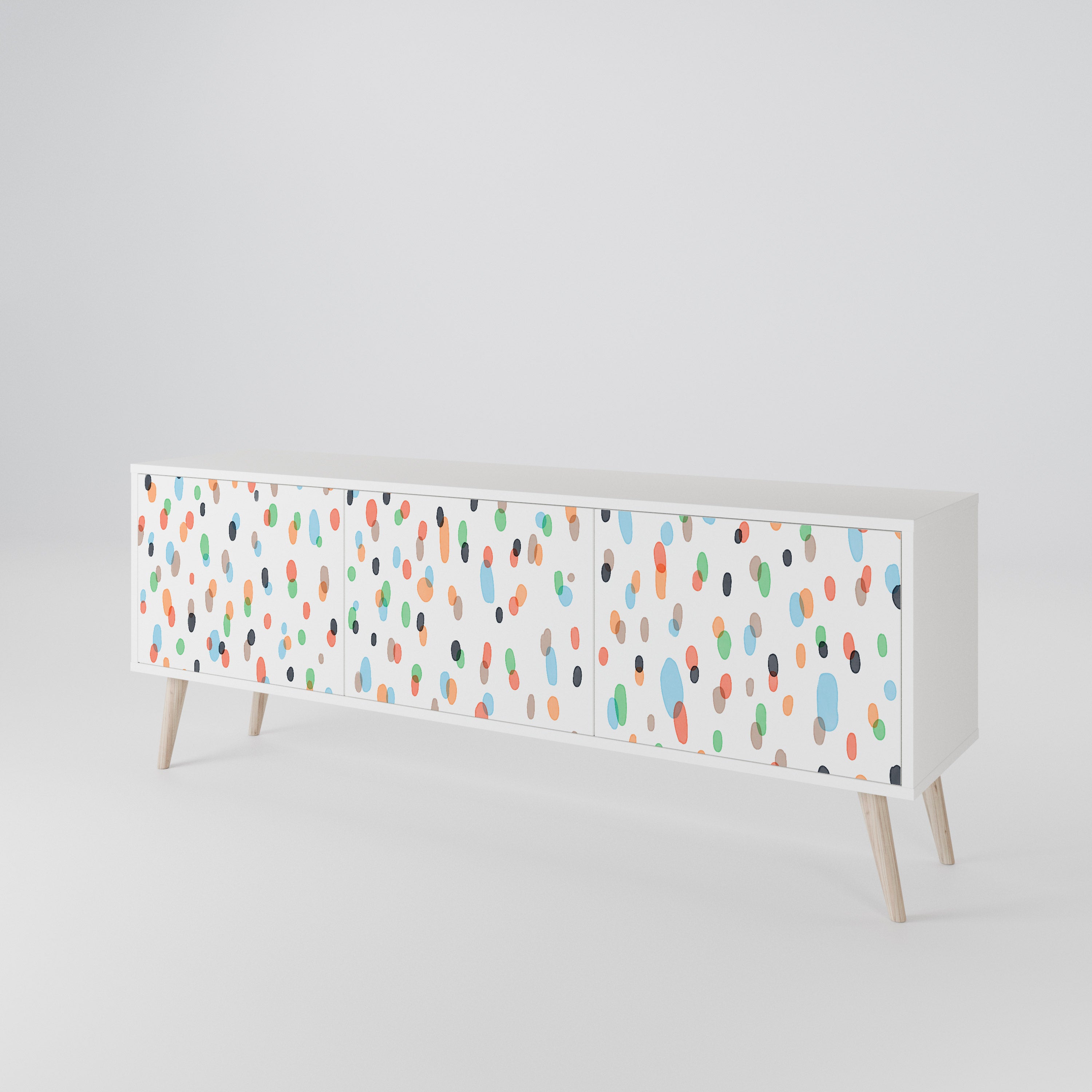 ENERGETIC SPOTS 3-Door TV Cabinet