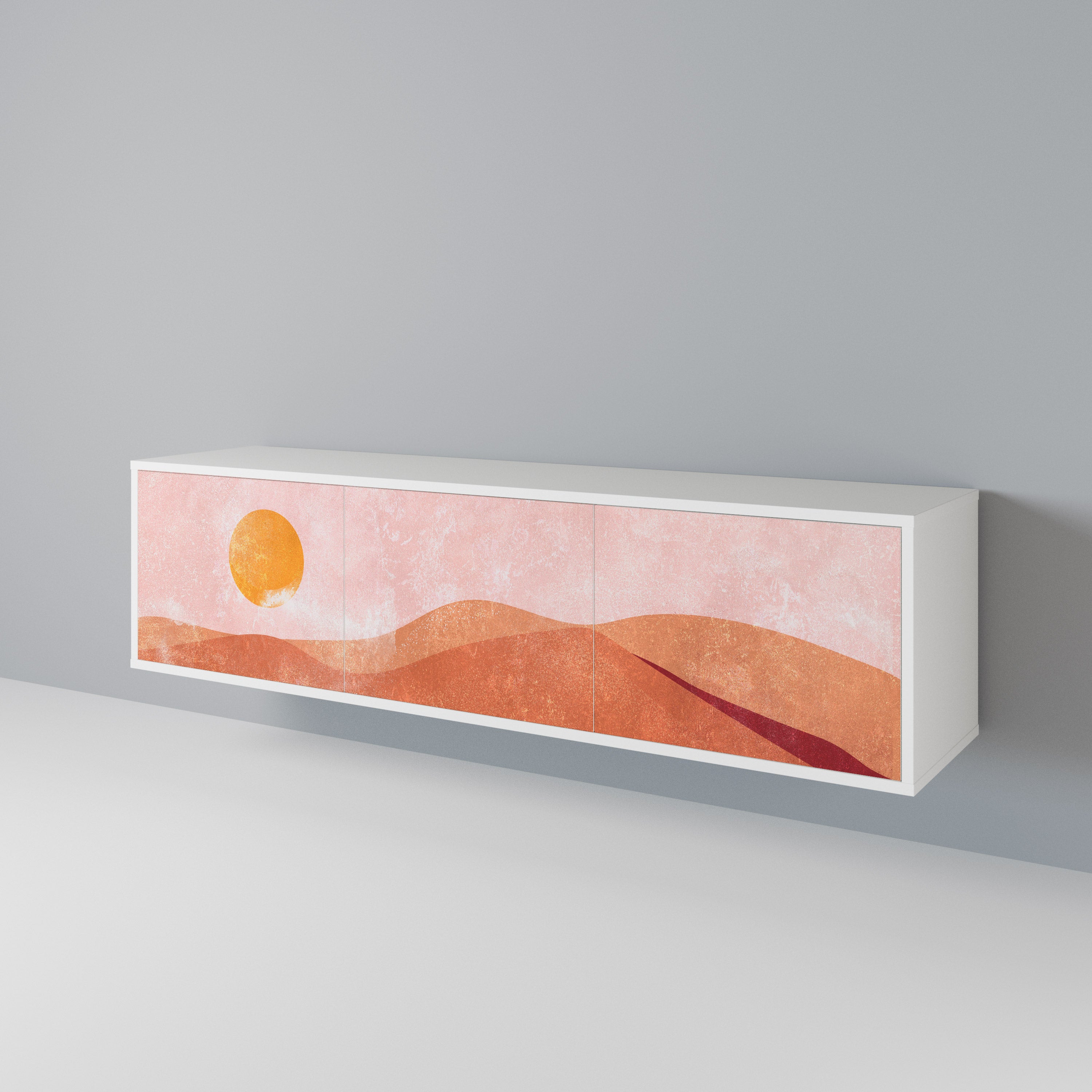 LUMINOUS SUNLIGHT TV-bänk med 3 dörrar