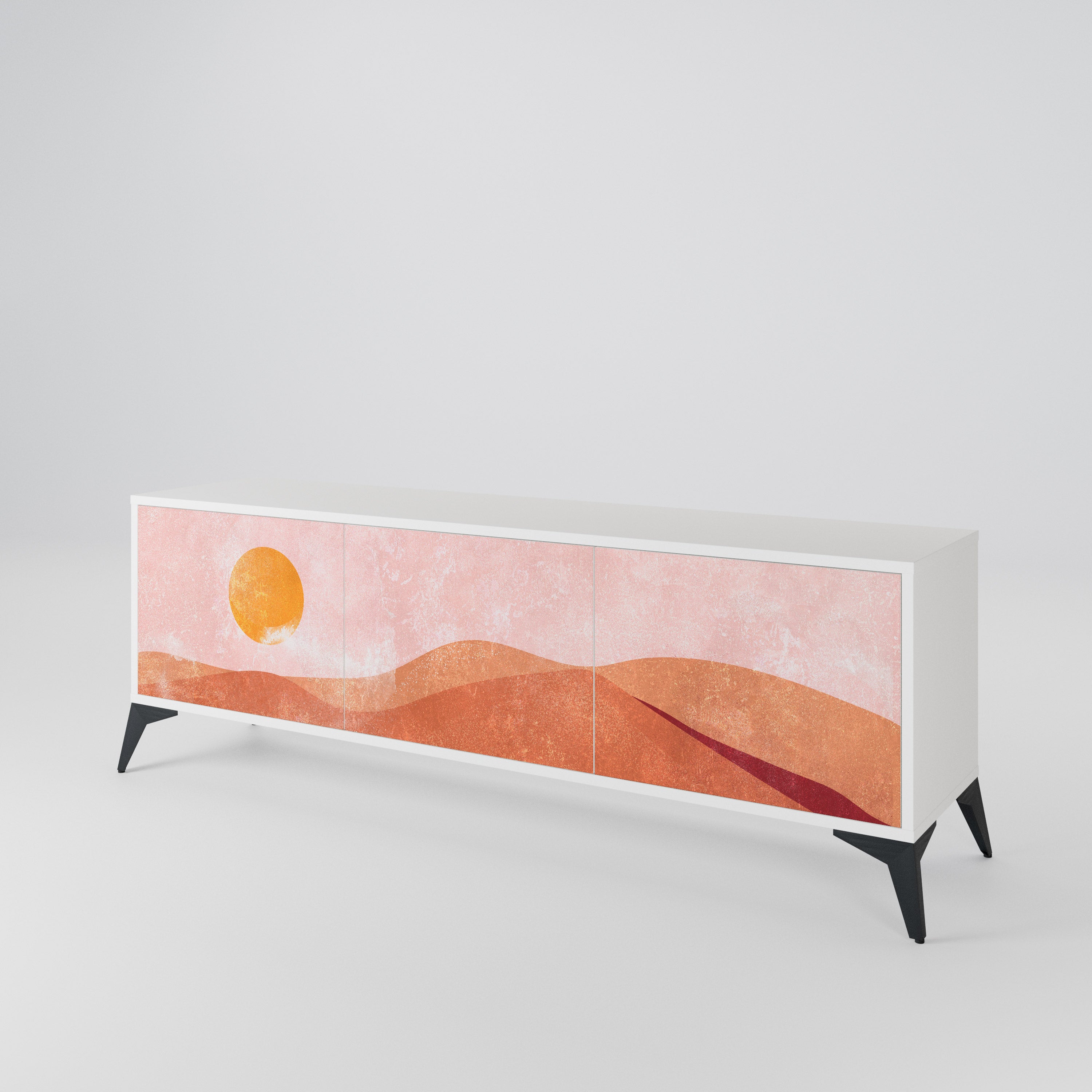 LUMINOUS SUNLIGHT TV-bänk med 3 dörrar