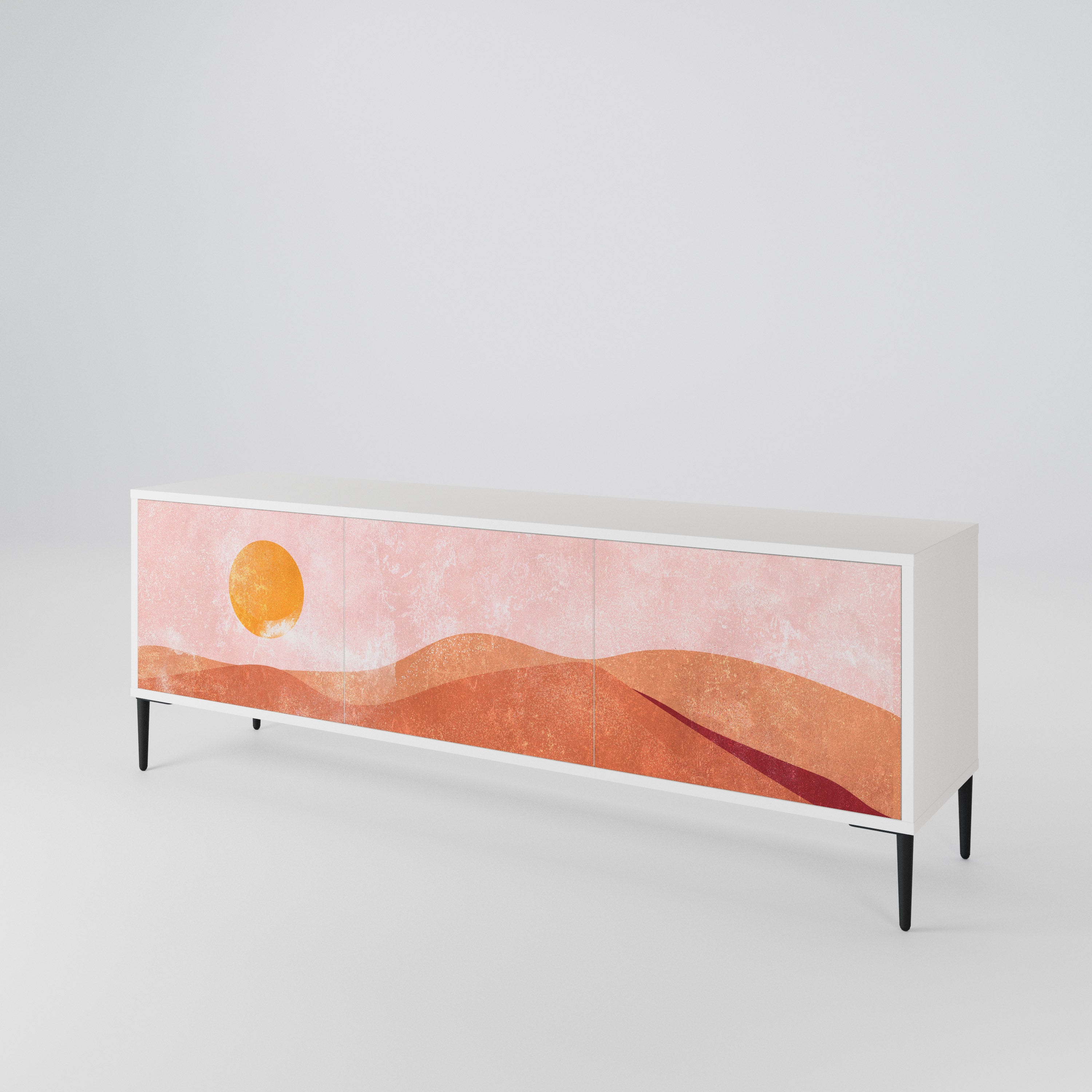 LUMINOUS SUNLIGHT TV-bänk med 3 dörrar