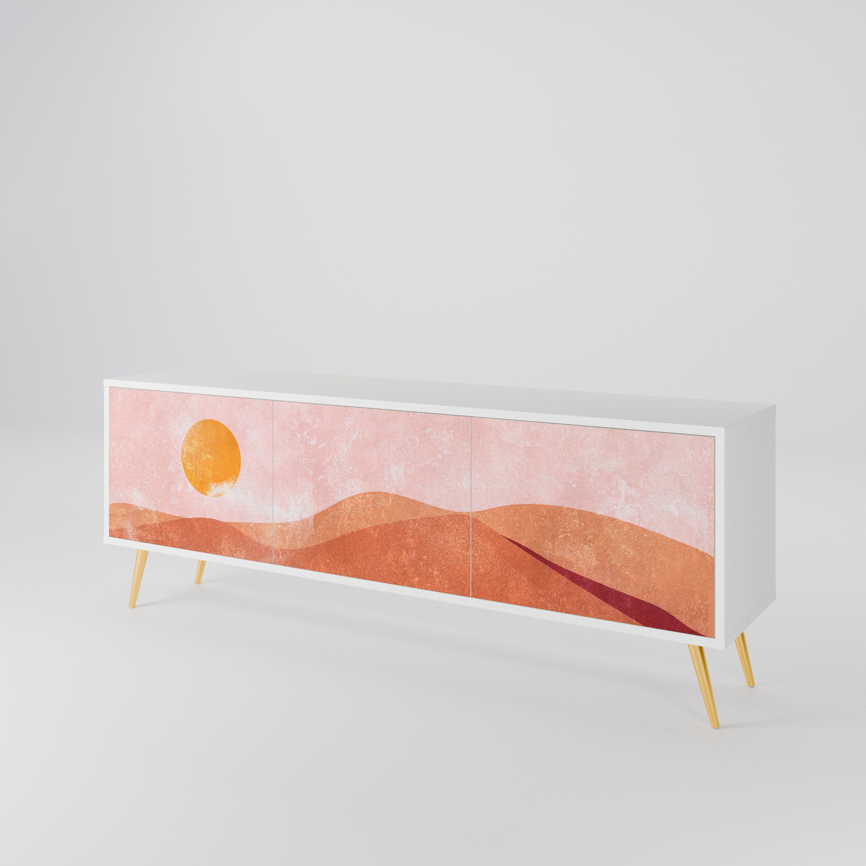 LUMINOUS SUNLIGHT TV-bänk med 3 dörrar
