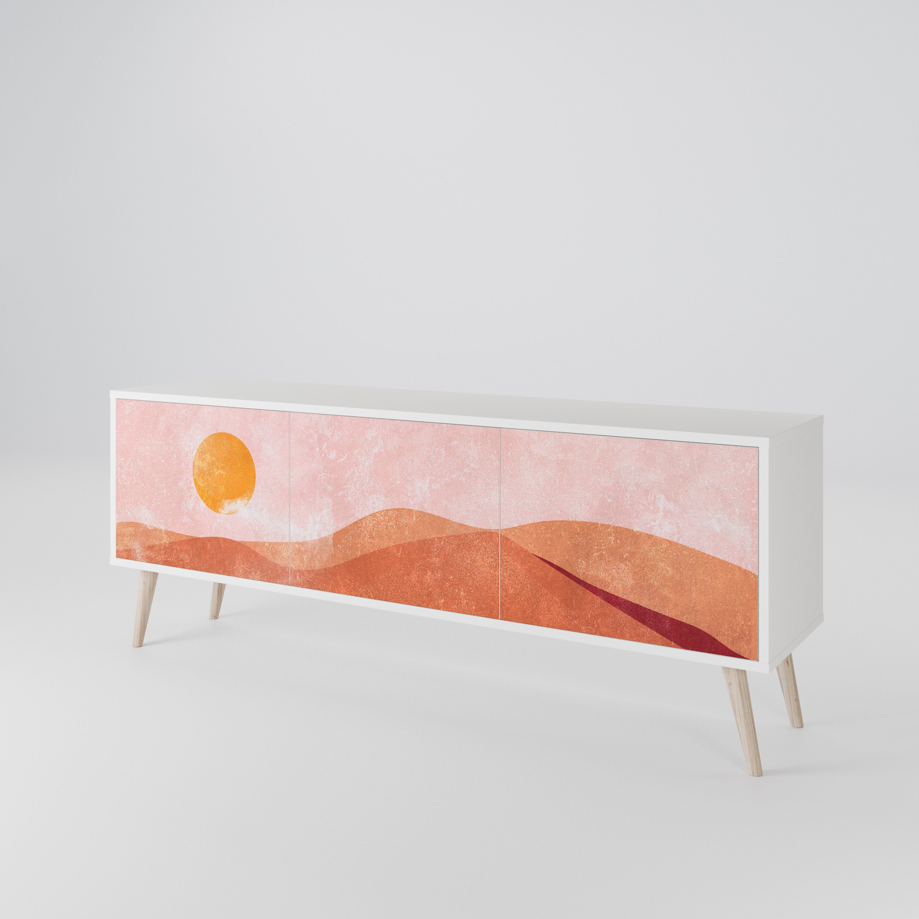 LUMINOUS SUNLIGHT TV-bänk med 3 dörrar
