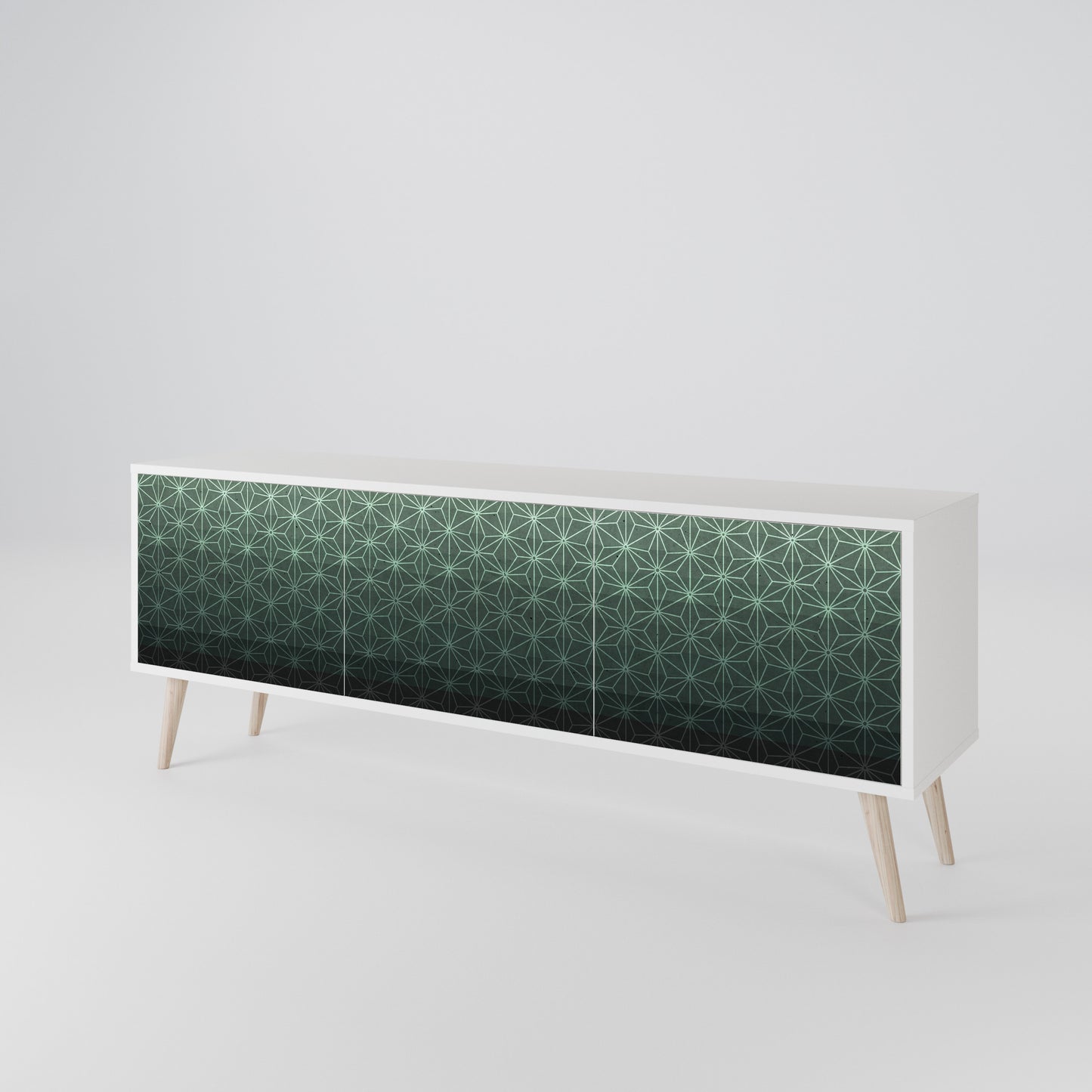 ORNAMENTAL GLIMMER TV-bänk med 3 dörrar