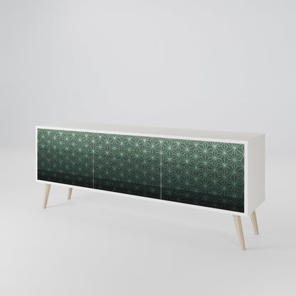 ORNAMENTAL GLIMMER TV-bänk med 3 dörrar