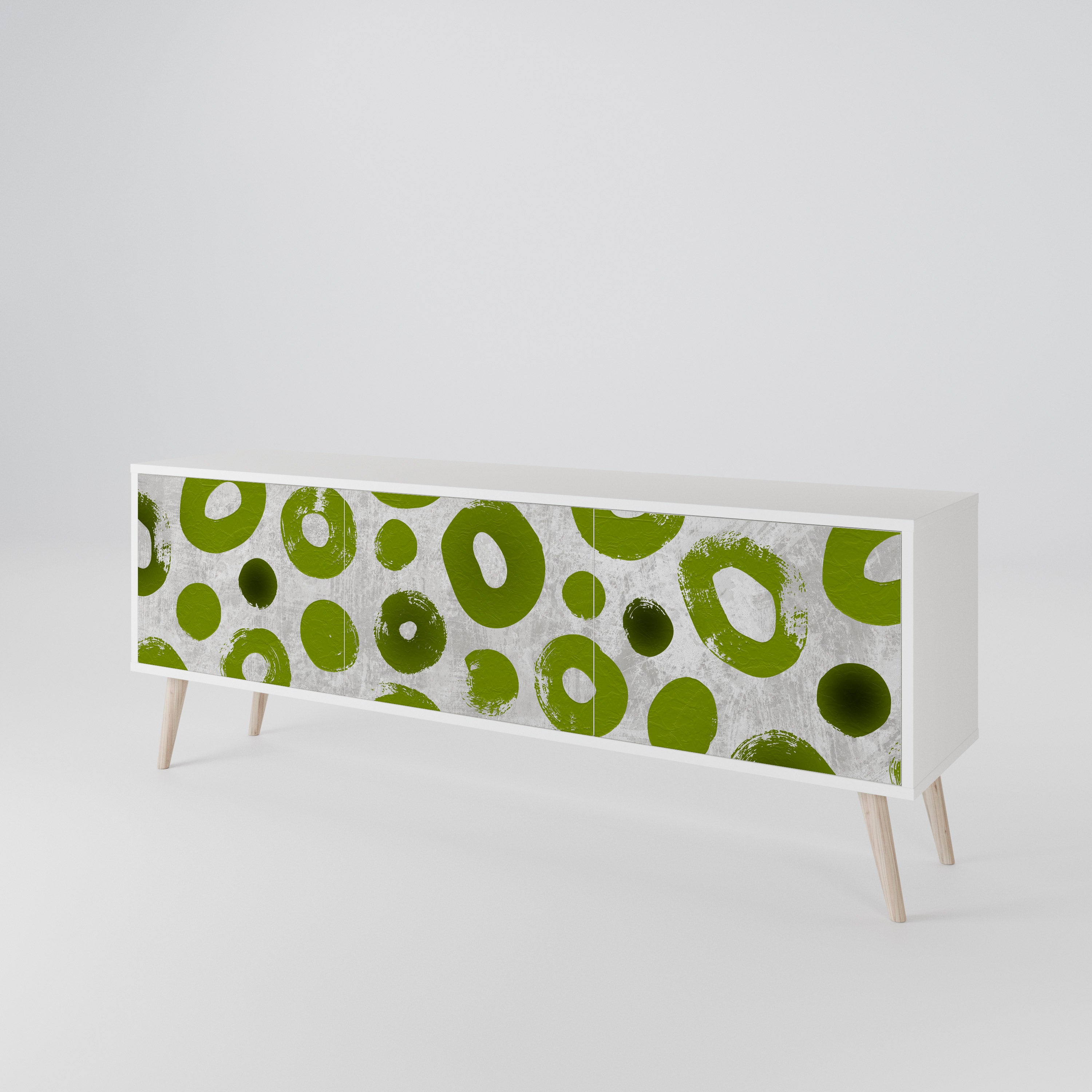 GREEN RHAPSODY TV-bänk med 3 dörrar
