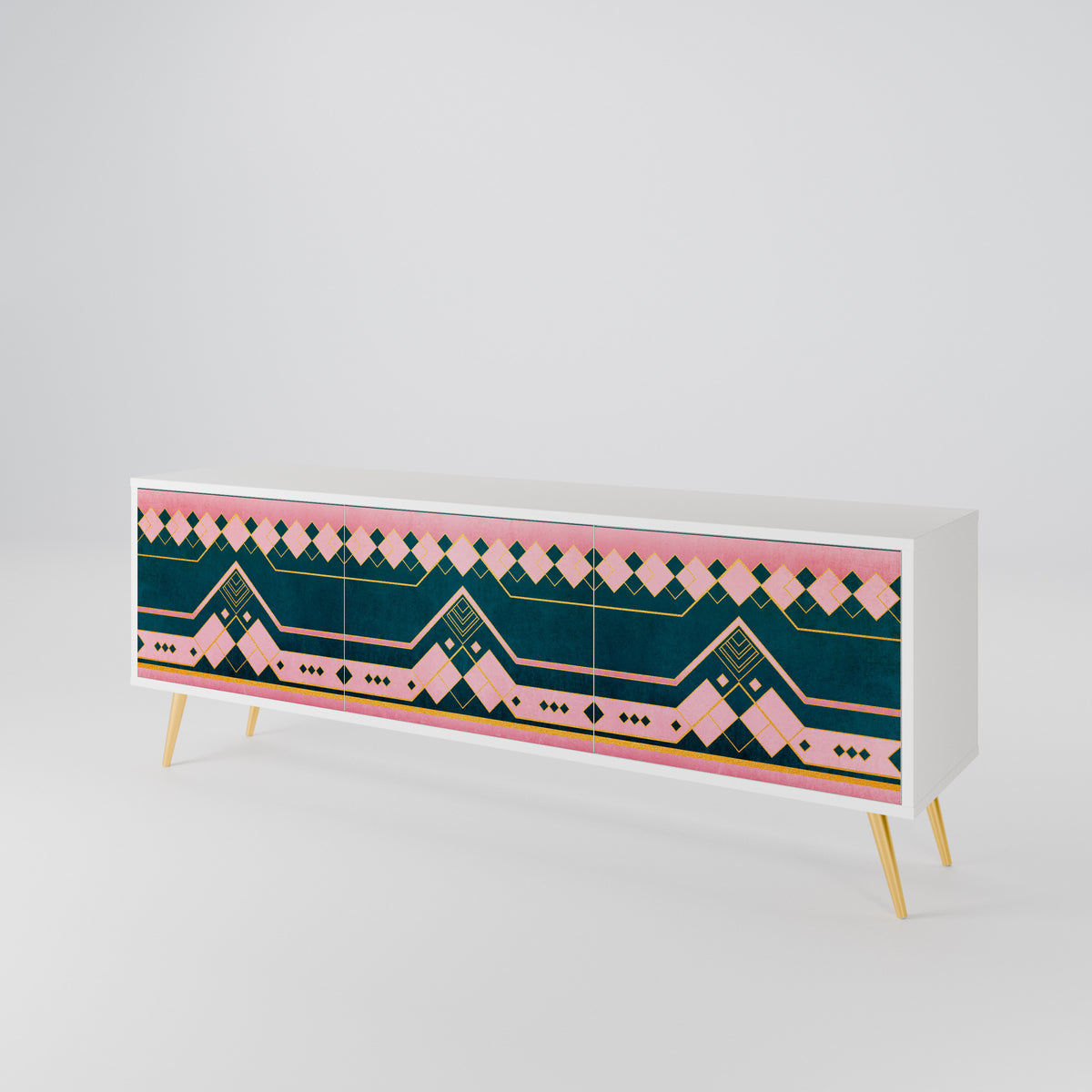 ROYAL COMPOSITION TV-bänk med 3 dörrar
