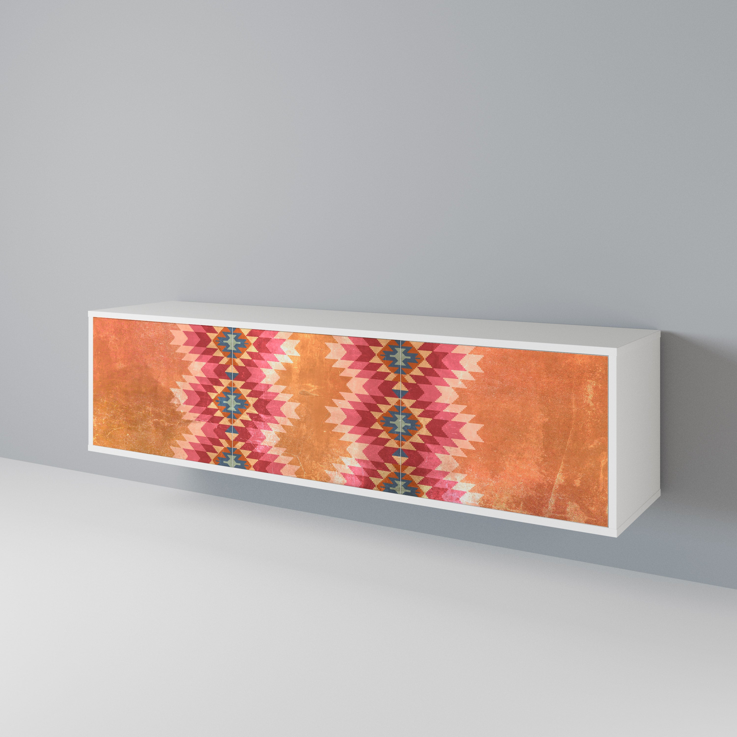 INDIAN FOLK 3-Door TV Cabinet
