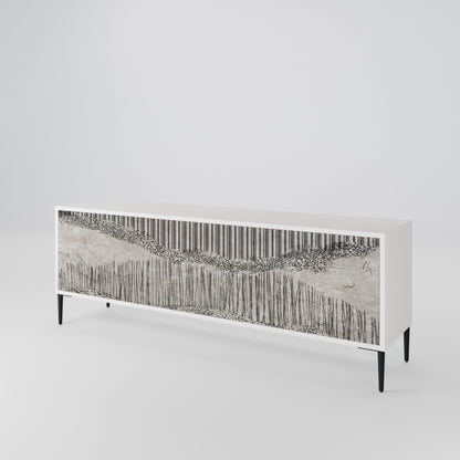 GRAIN LINES TV-bänk med 3 dörrar