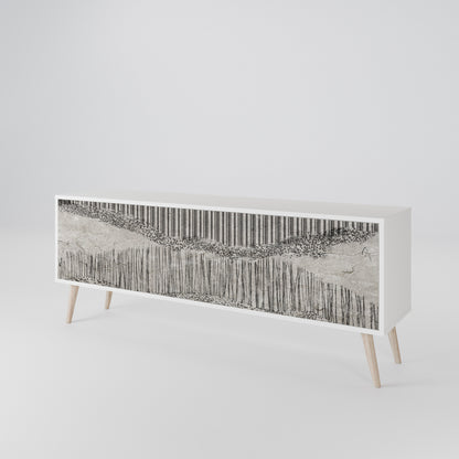 GRAIN LINES TV-bänk med 3 dörrar