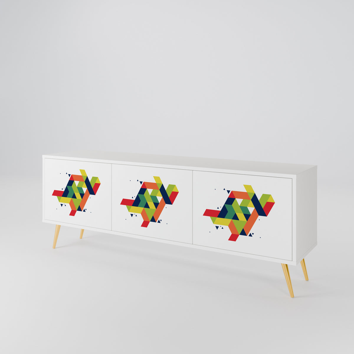 FUTURE SIGN TV-bänk med 3 dörrar