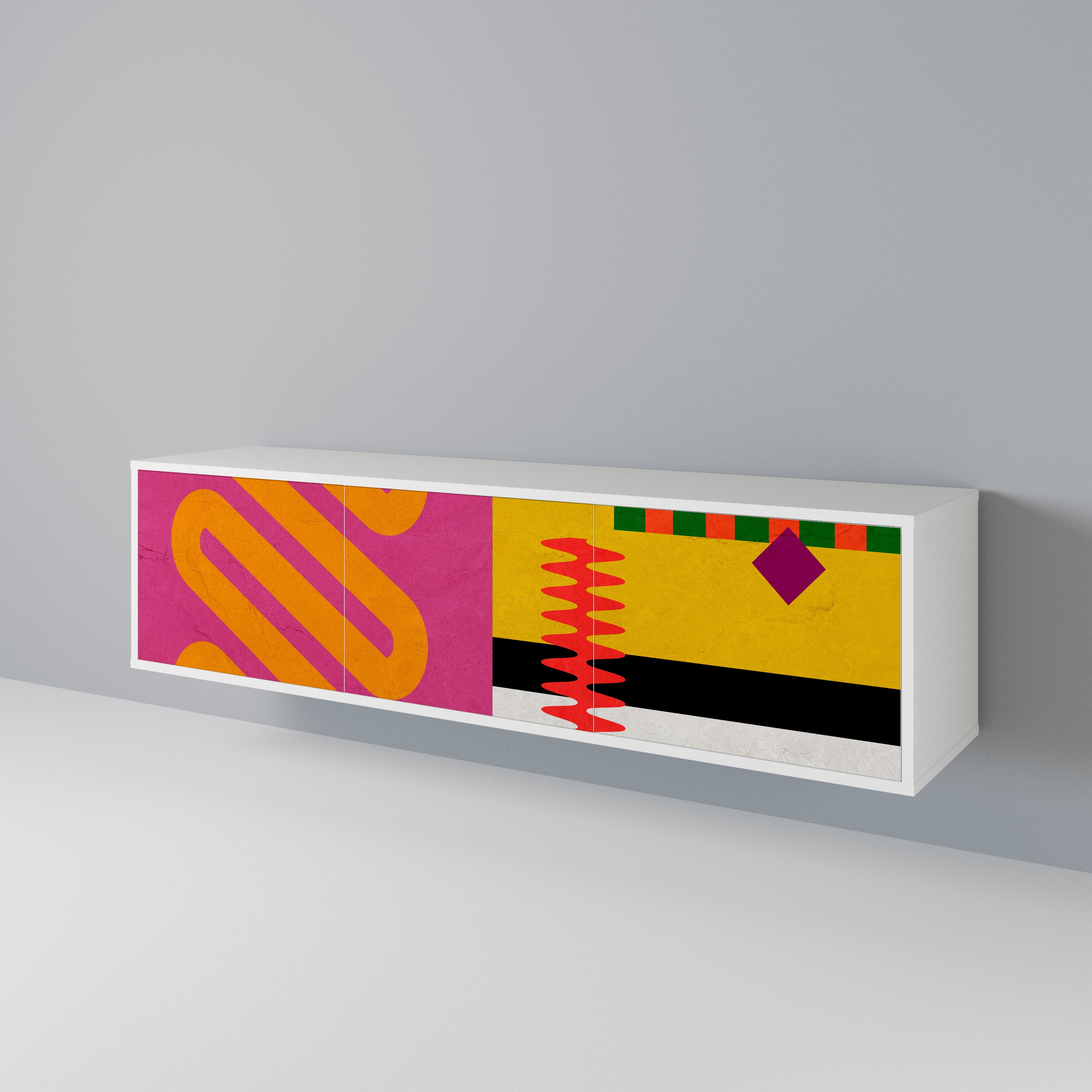 VIVID ART 3-Door TV Cabinet