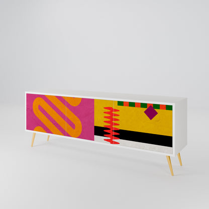 VIVID ART TV-bänk med 3 dörrar