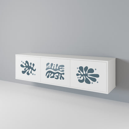 WONDERLAND VEGETATION TV-bänk med 3 dörrar