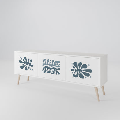 WONDERLAND VEGETATION TV-bänk med 3 dörrar