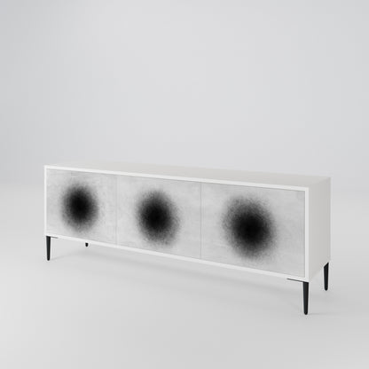 BLACK HOLE TV-bänk med 3 dörrar
