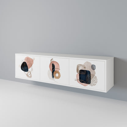 COLORFUL SHAPES TV-bänk med 3 dörrar