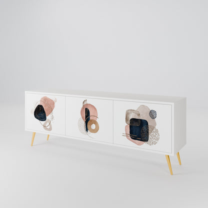 COLORFUL SHAPES TV-bänk med 3 dörrar