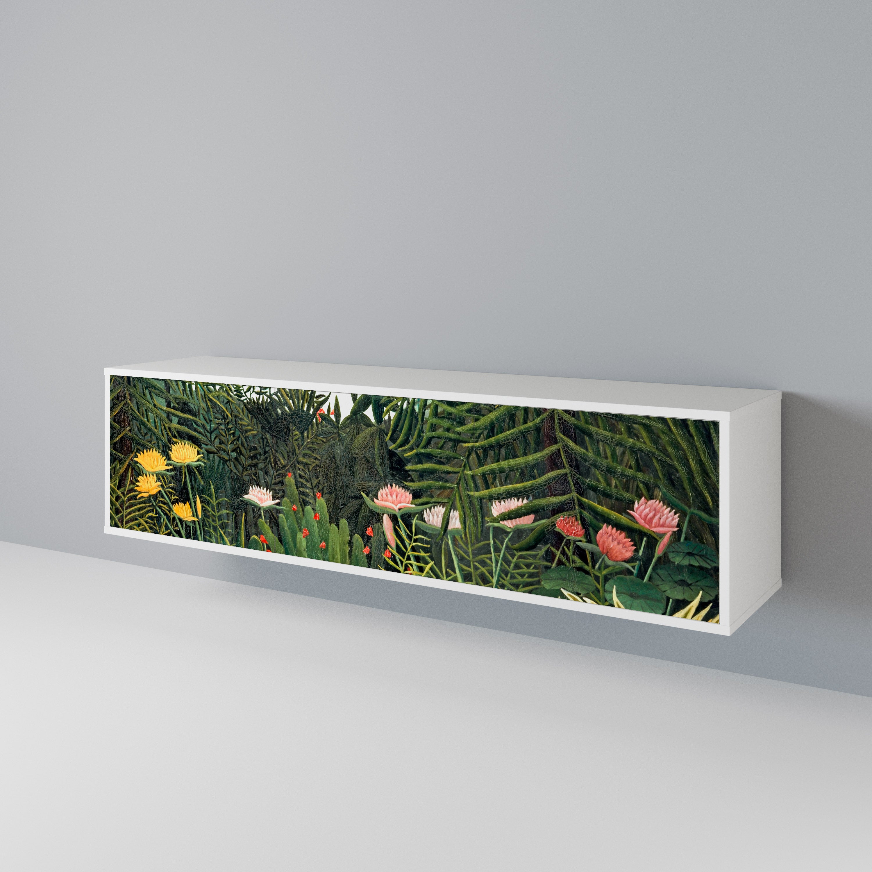VIRGIN FOREST WITH SUNSET 3-Door TV Cabinet