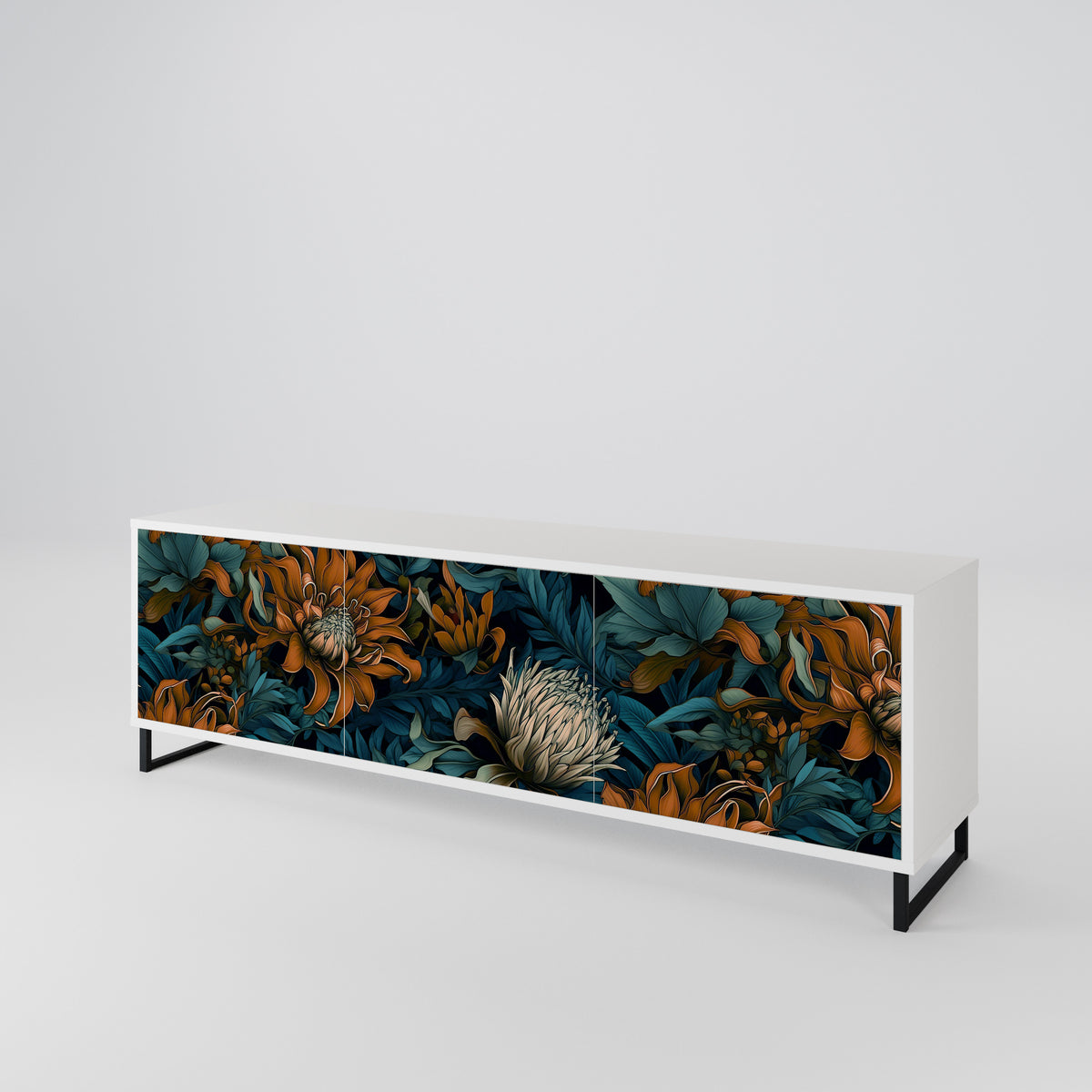 MORNING BLOOM 3-Door TV Cabinet