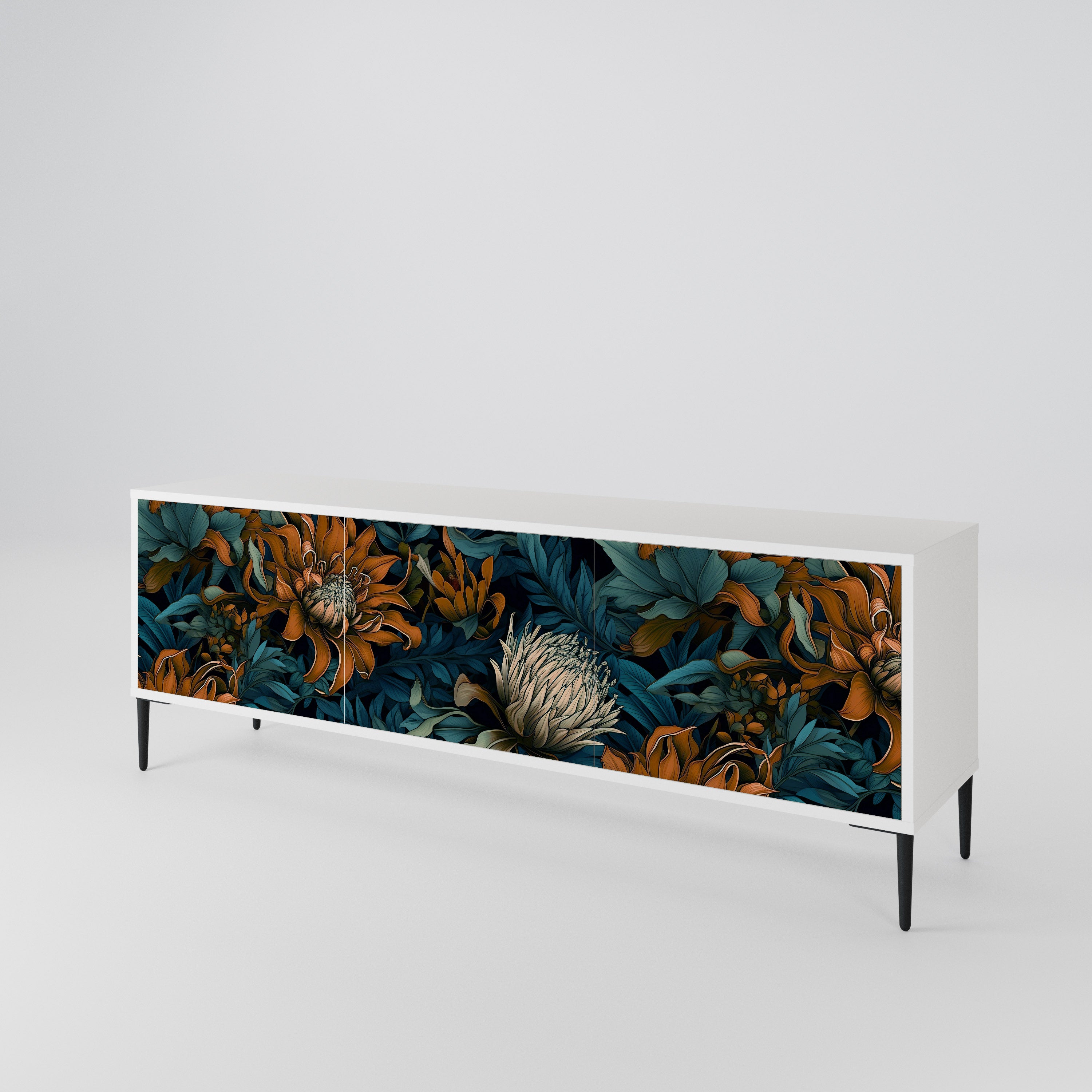 MORNING BLOOM 3-Door TV Cabinet