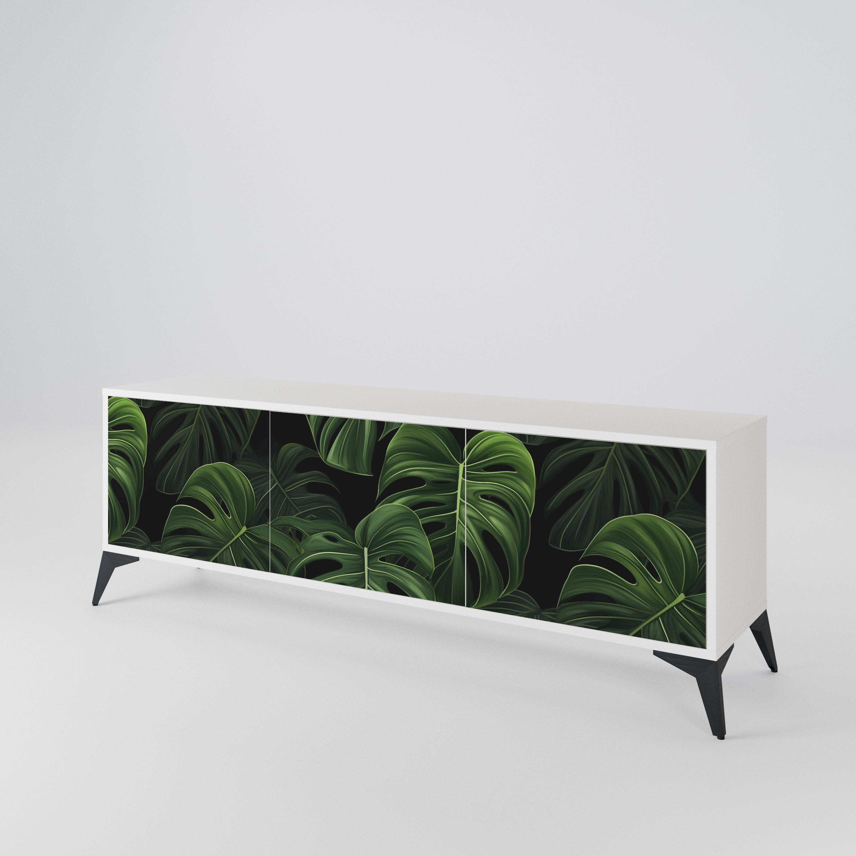 INFINITE MONSTERA TV-bänk med 3 dörrar